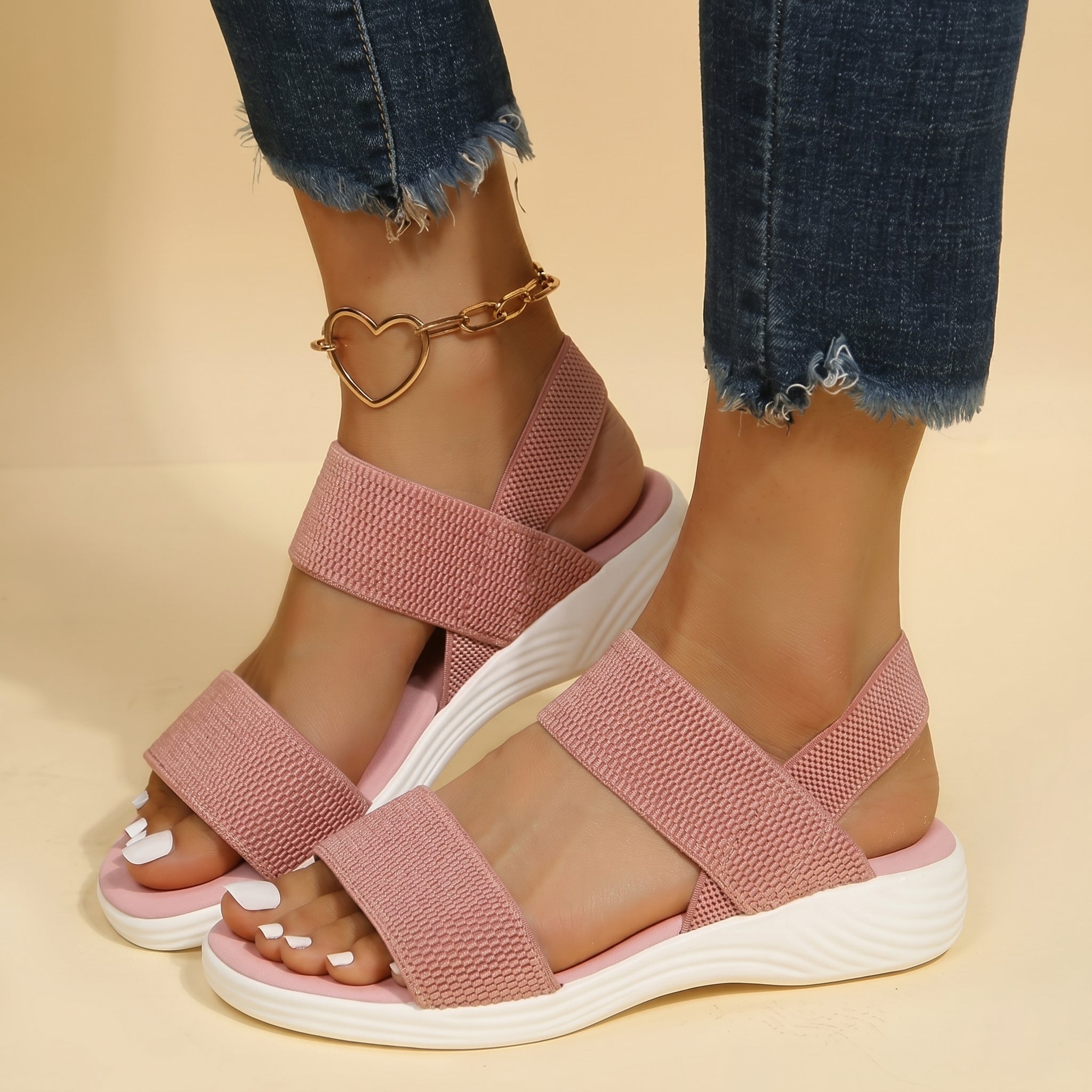 Amelie - Women's Orthopaedic Elastic Strap Sandals