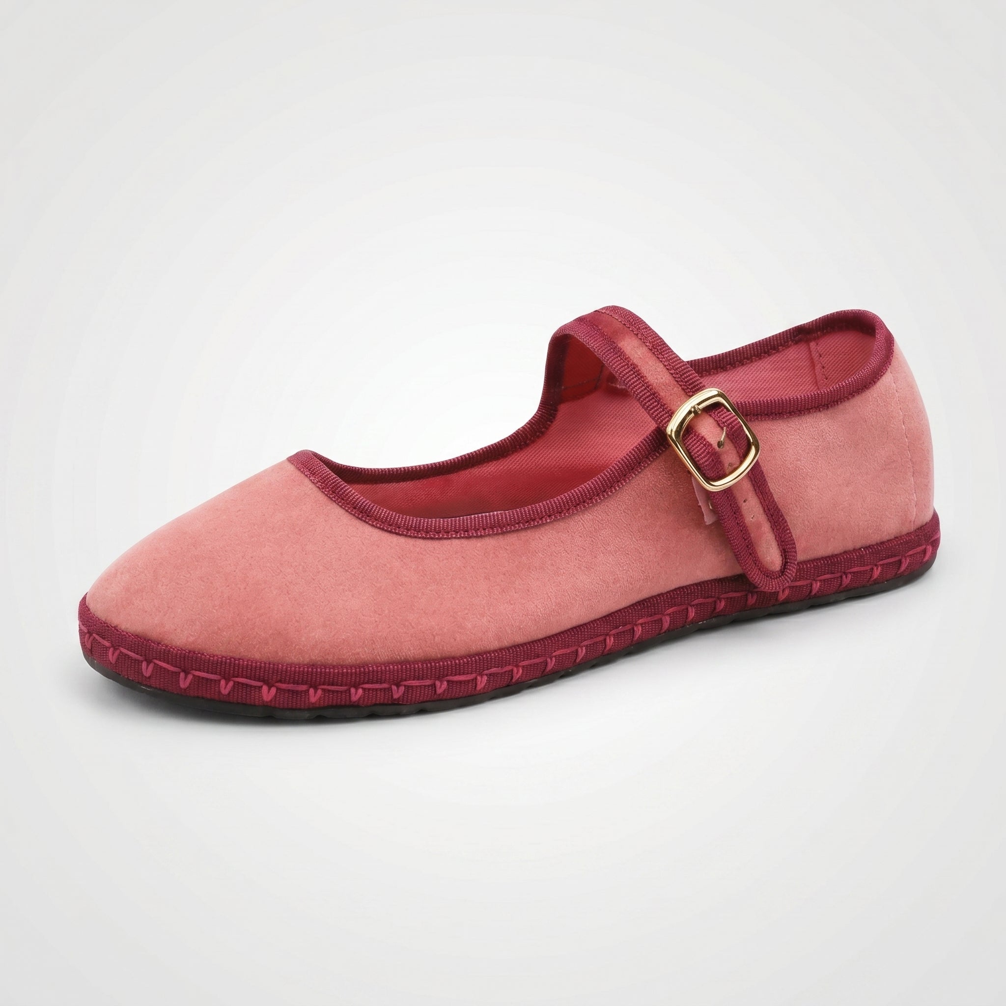 Alice - Women's Mary Jane Ballet Flats with Buckle Strap