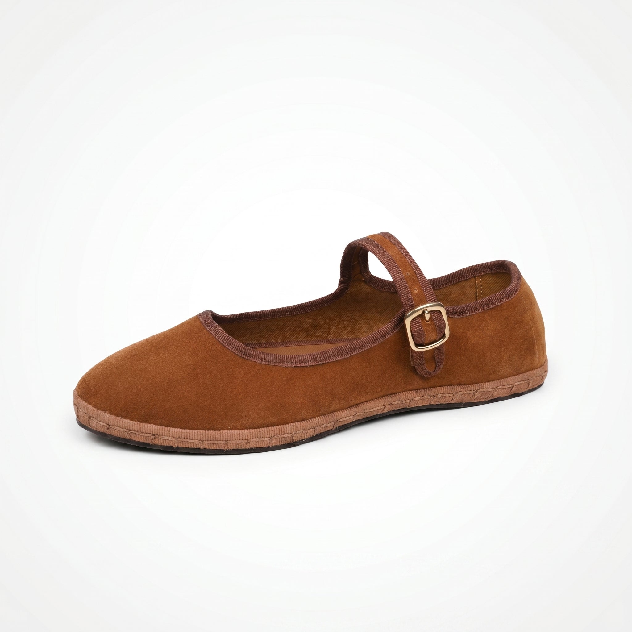 Alice - Women's Mary Jane Ballet Flats with Buckle Strap