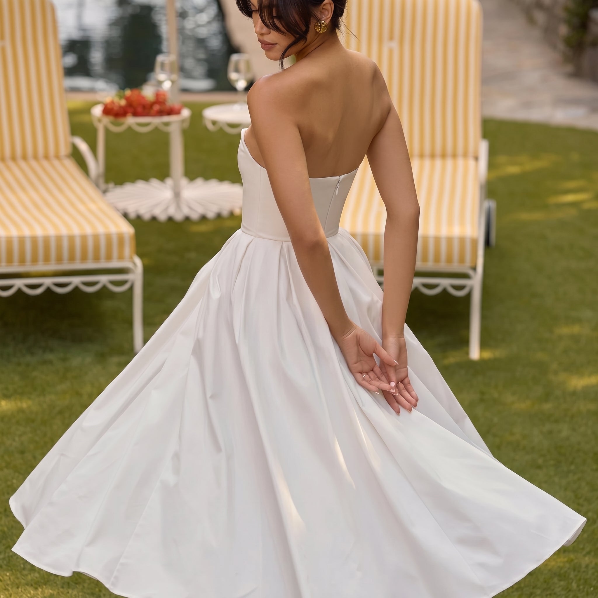 Grace - Women's Summer Strapless Corset Maxi Dress