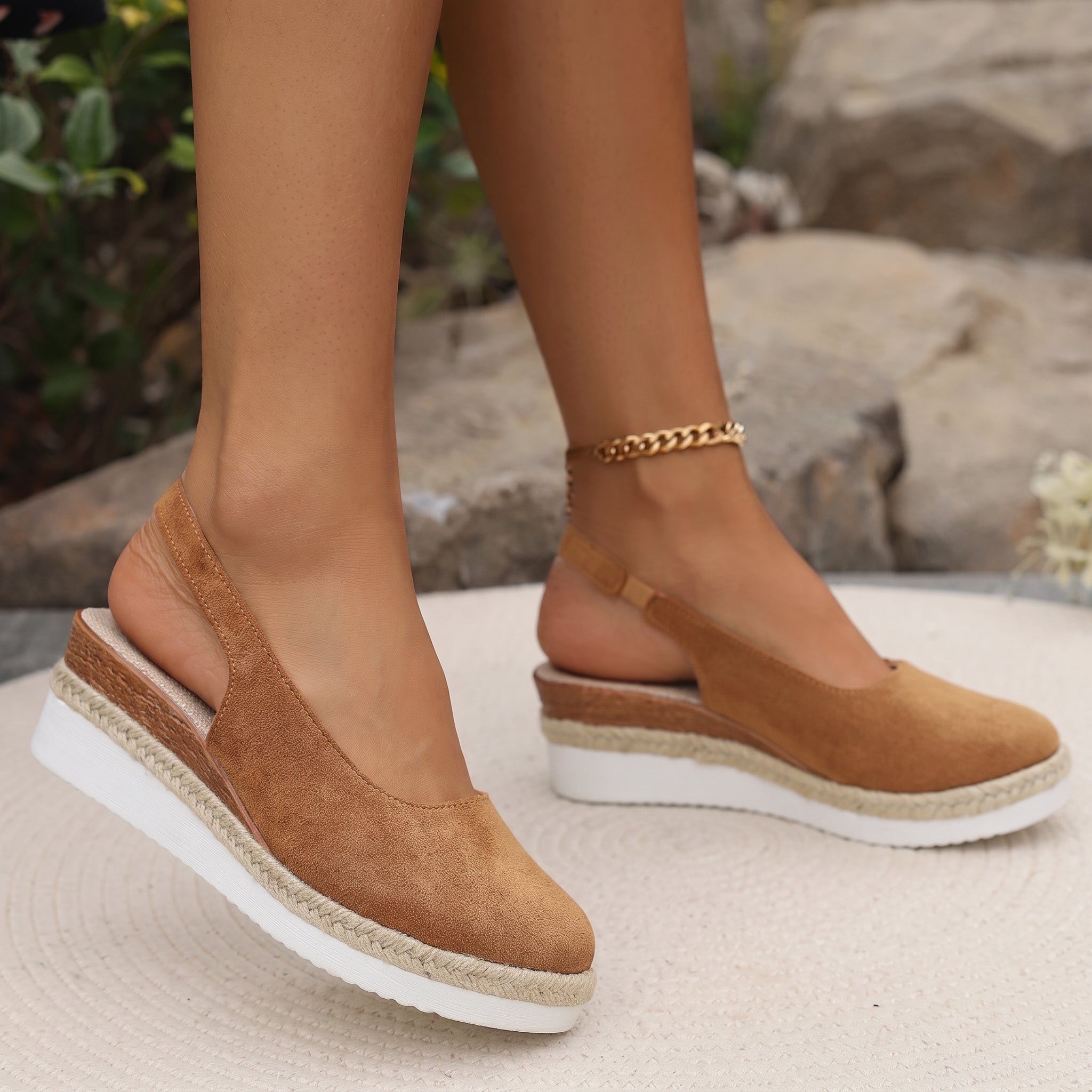 Ludmila – Women's Orthopaedic Slip-On Wedge Pumps