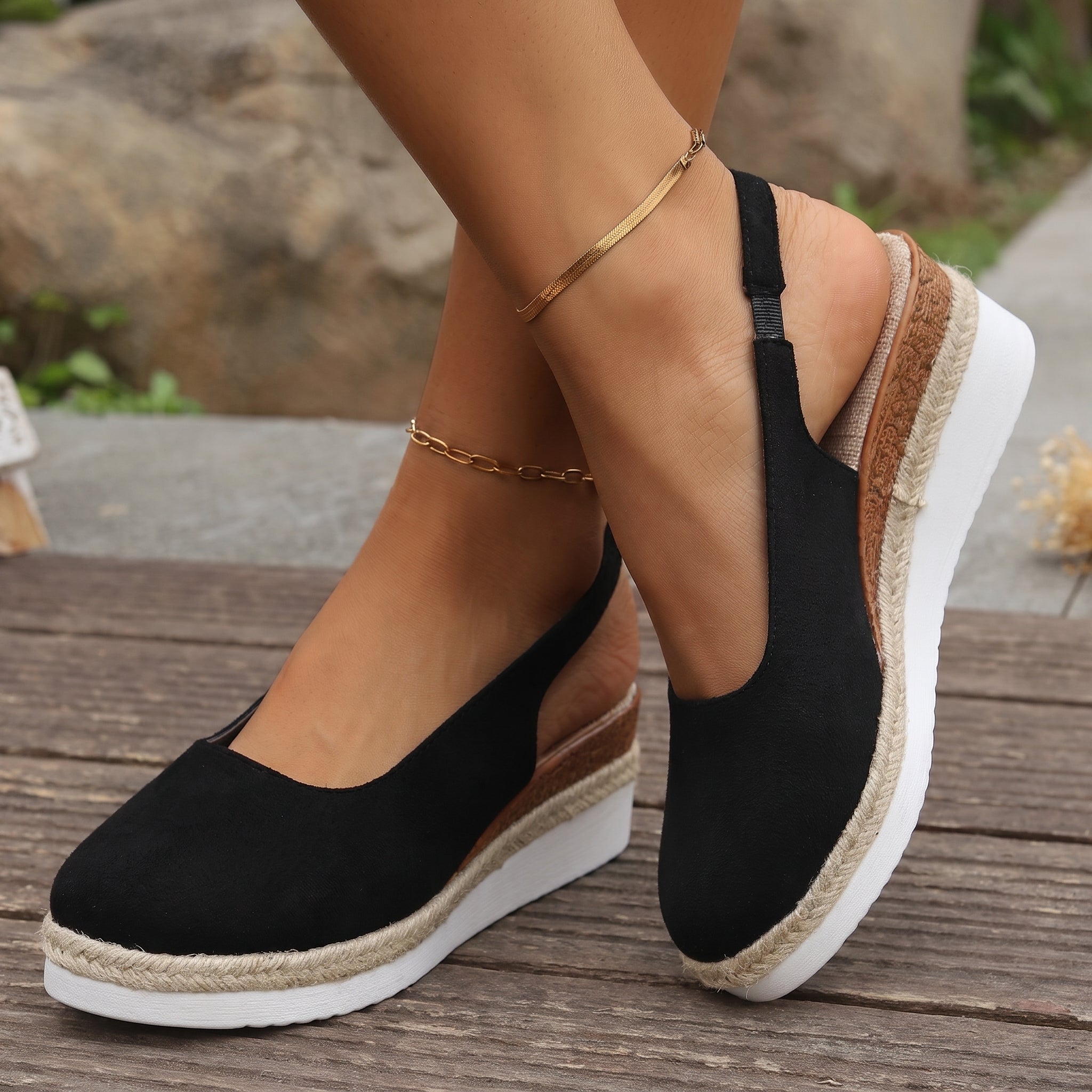 Ludmila – Women's Orthopaedic Slip-On Wedge Pumps