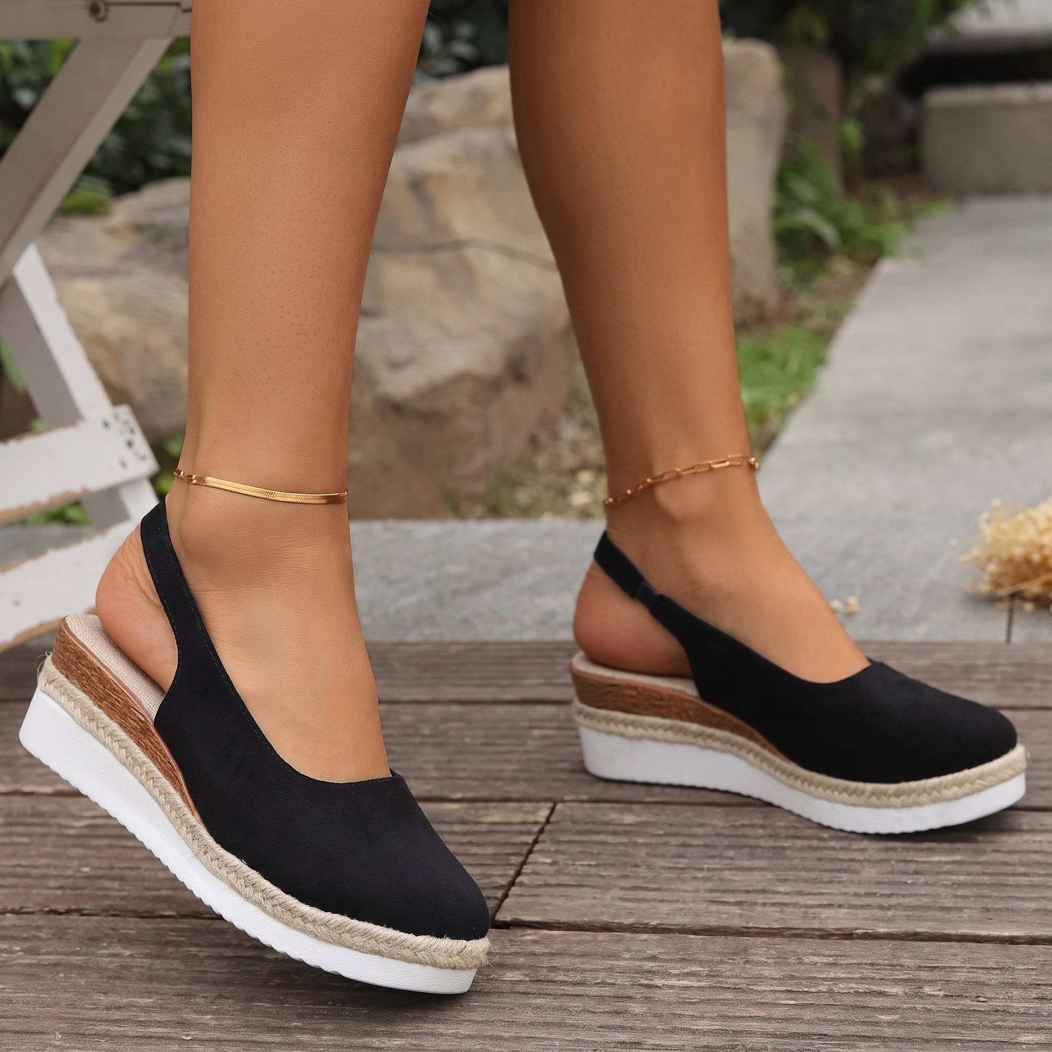Ludmila – Women's Orthopaedic Slip-On Wedge Pumps