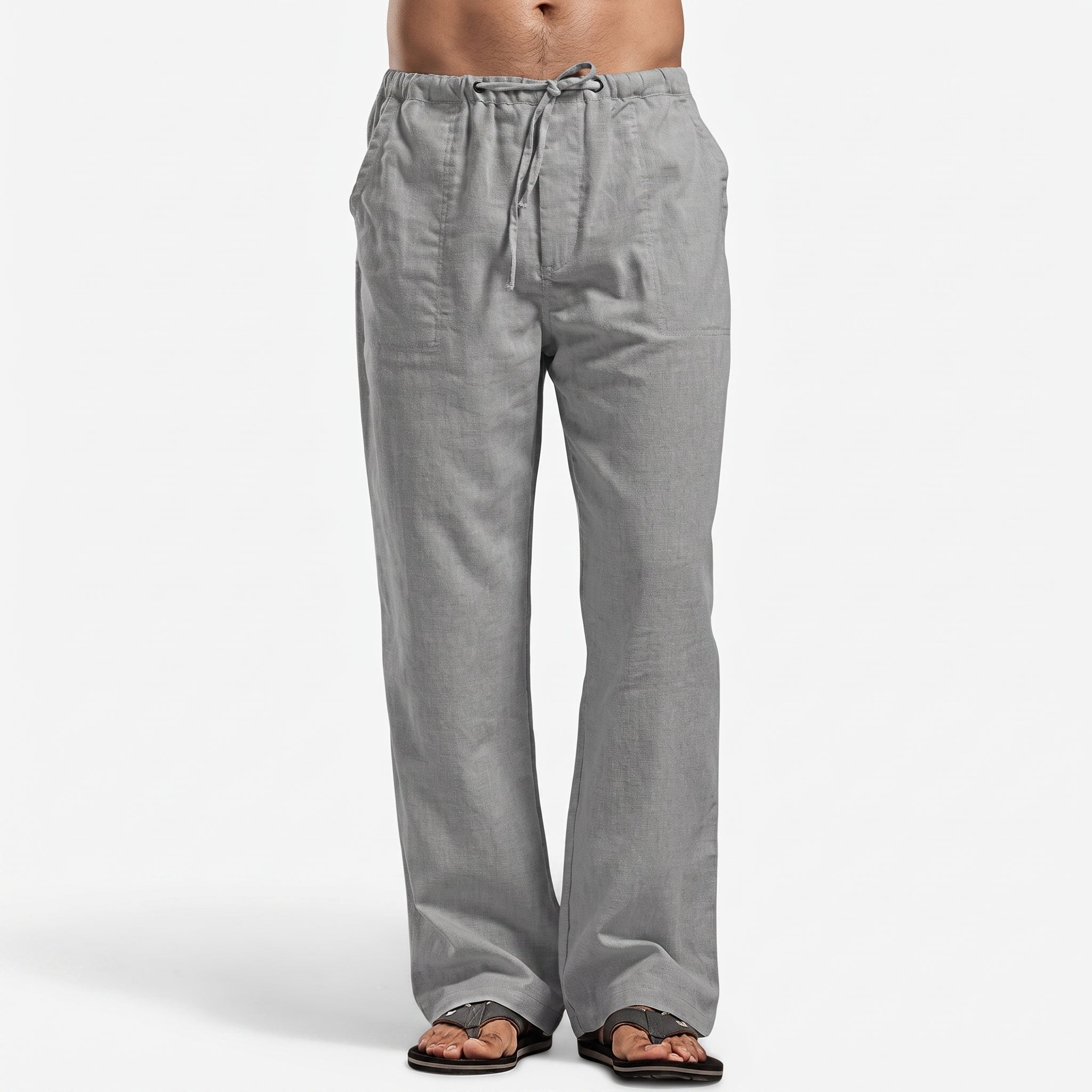 Charlie - Men's Summer Wide Leg Straight Casual Trousers