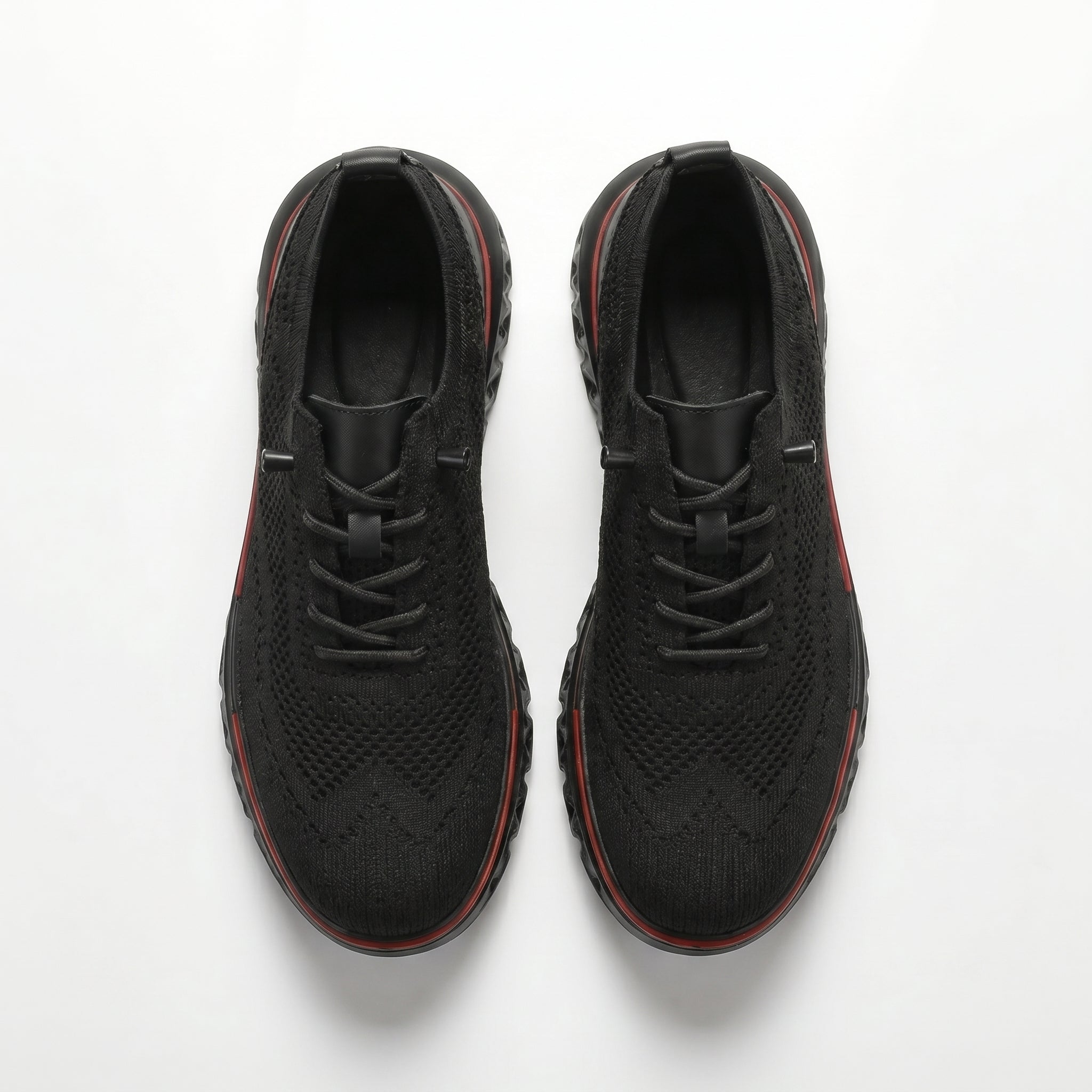 Alexander - Men's Orthopaedic Breathable Trainers - Trainers - Black - Taylor & Bennett
