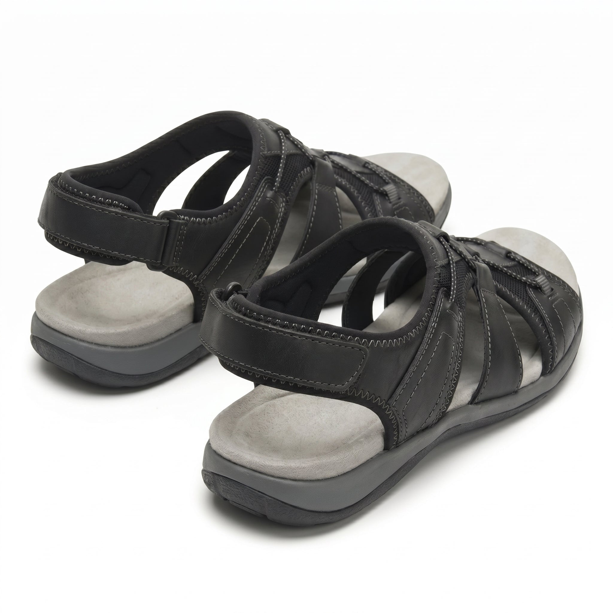 Alice - Women's Orthopaedic Sandals - Sandals - Black - Taylor & Bennett
