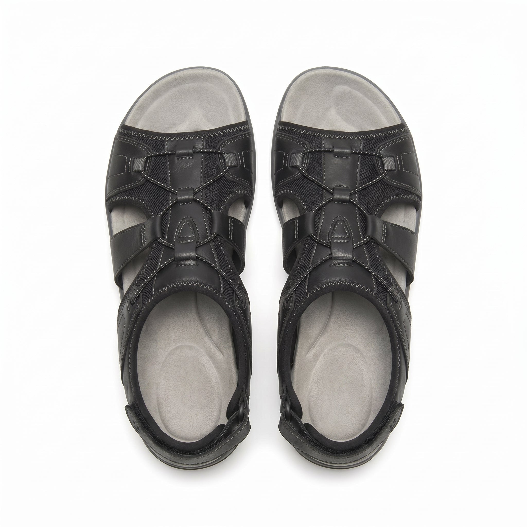 Alice - Women's Orthopaedic Sandals - Sandals - Black - Taylor & Bennett