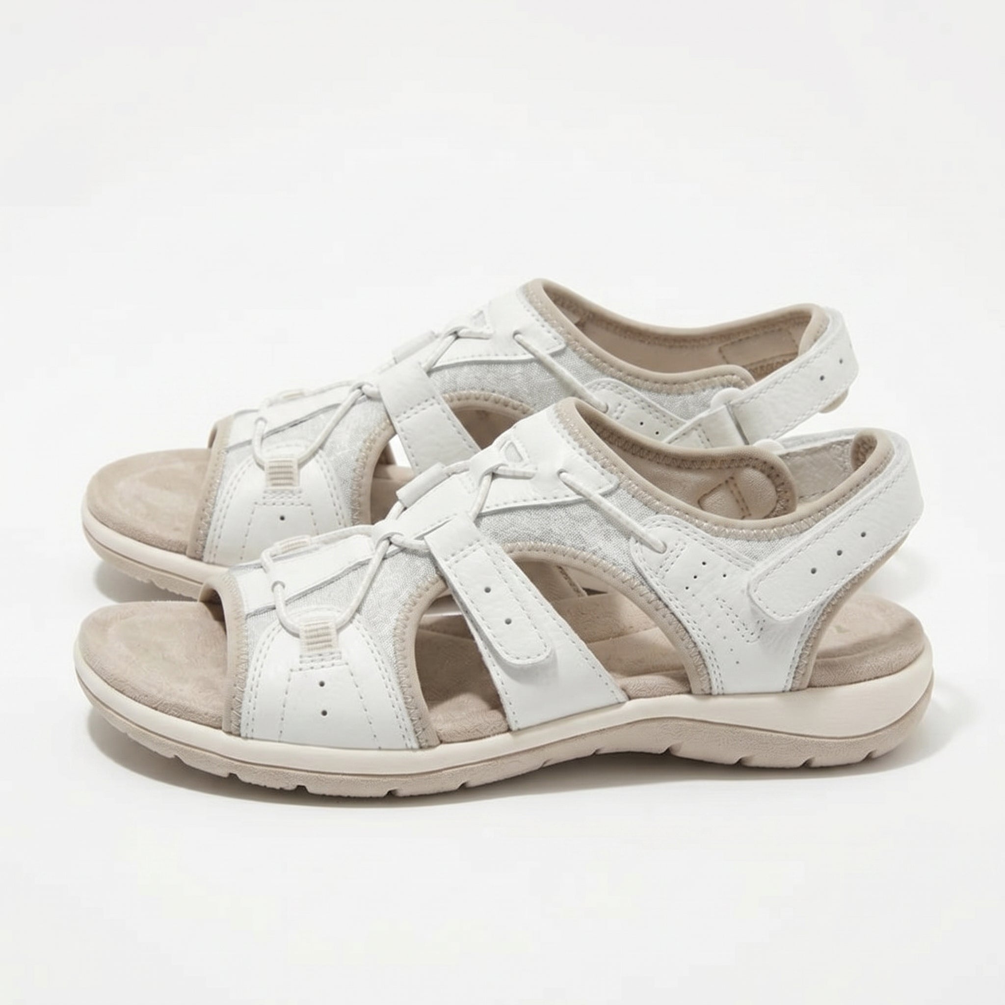 Alice - Women's Orthopaedic Sandals - Sandals - White - Taylor & Bennett