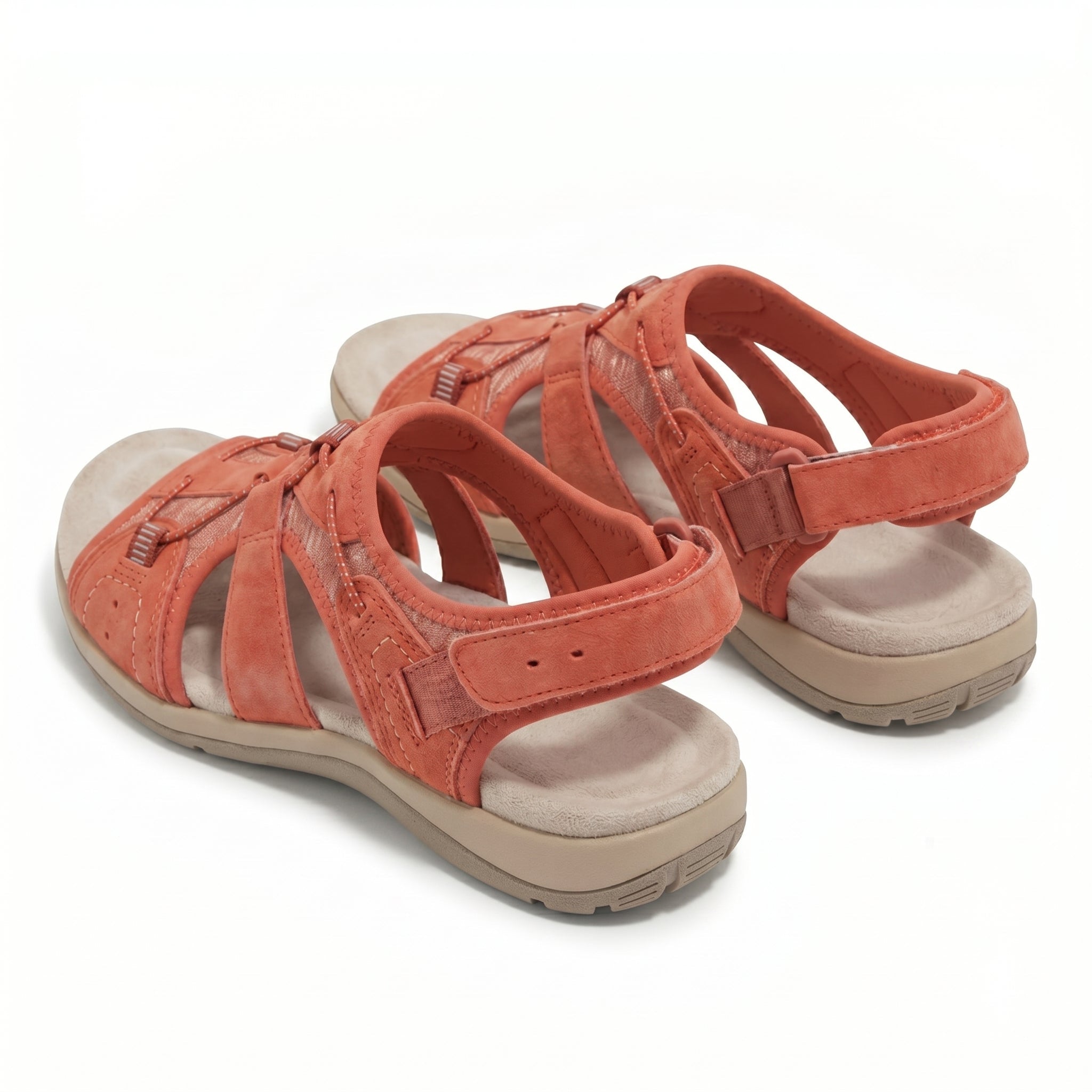 Alice - Women's Orthopaedic Sandals - Sandals - Red - Taylor & Bennett