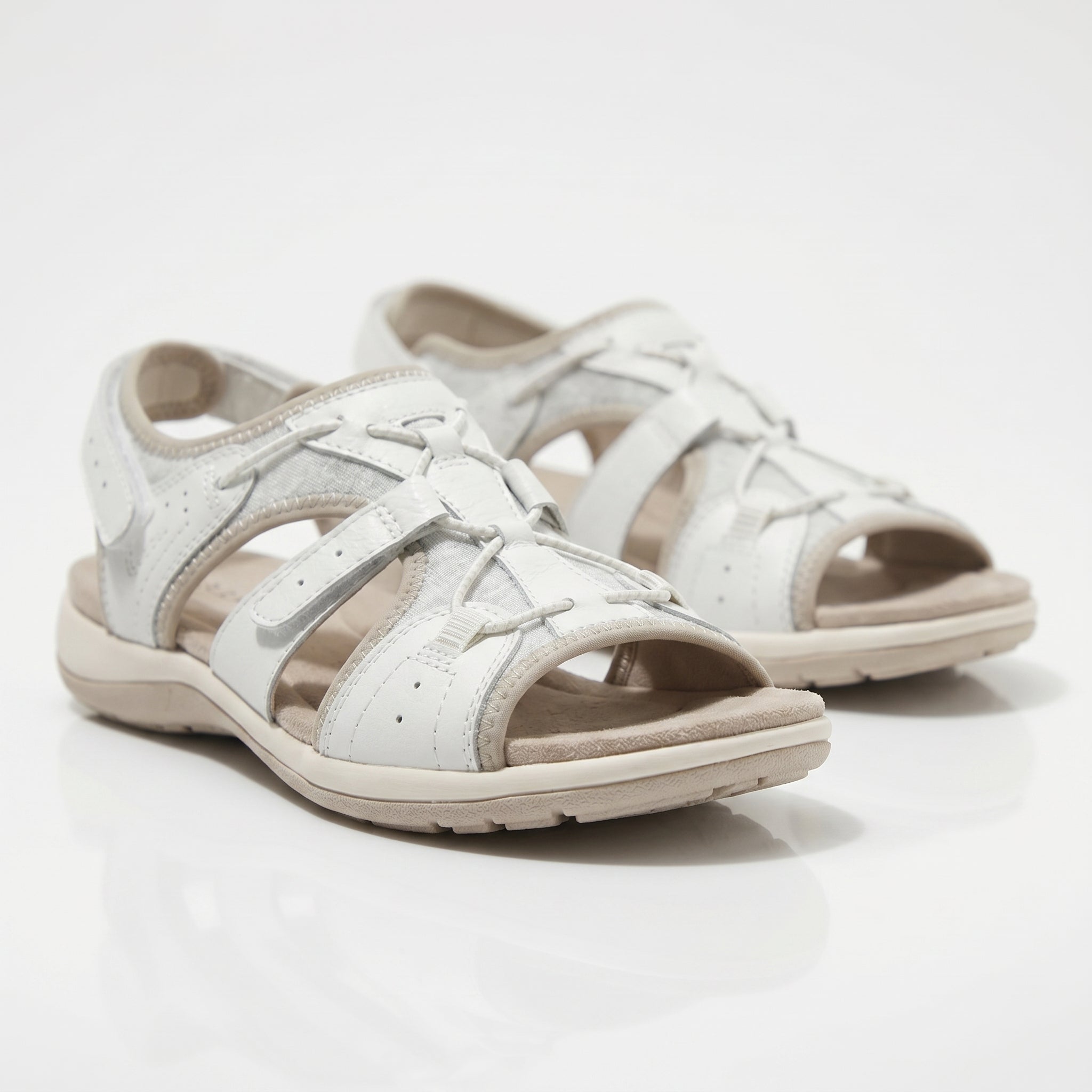 Alice - Women's Orthopaedic Sandals - Sandals - White - Taylor & Bennett