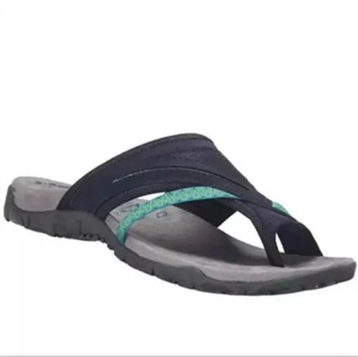 Alice - Women's Orthopaedic Toe Post Sandals - Sandal - Blue - Taylor & Bennett