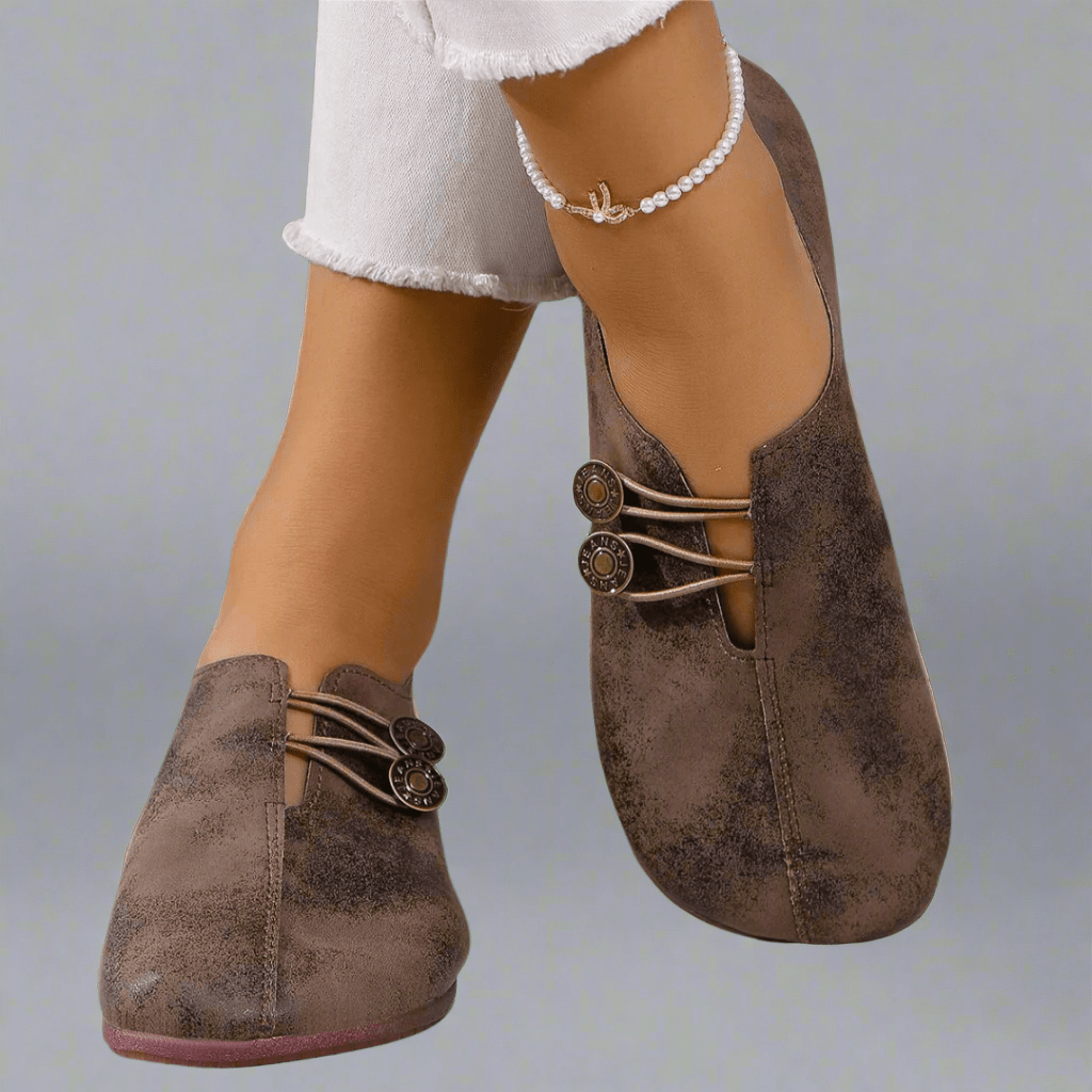 Alice - Women's Orthopaedic Wide Toe Barefoot Shoes - Shoes - Brown - Taylor & Bennett