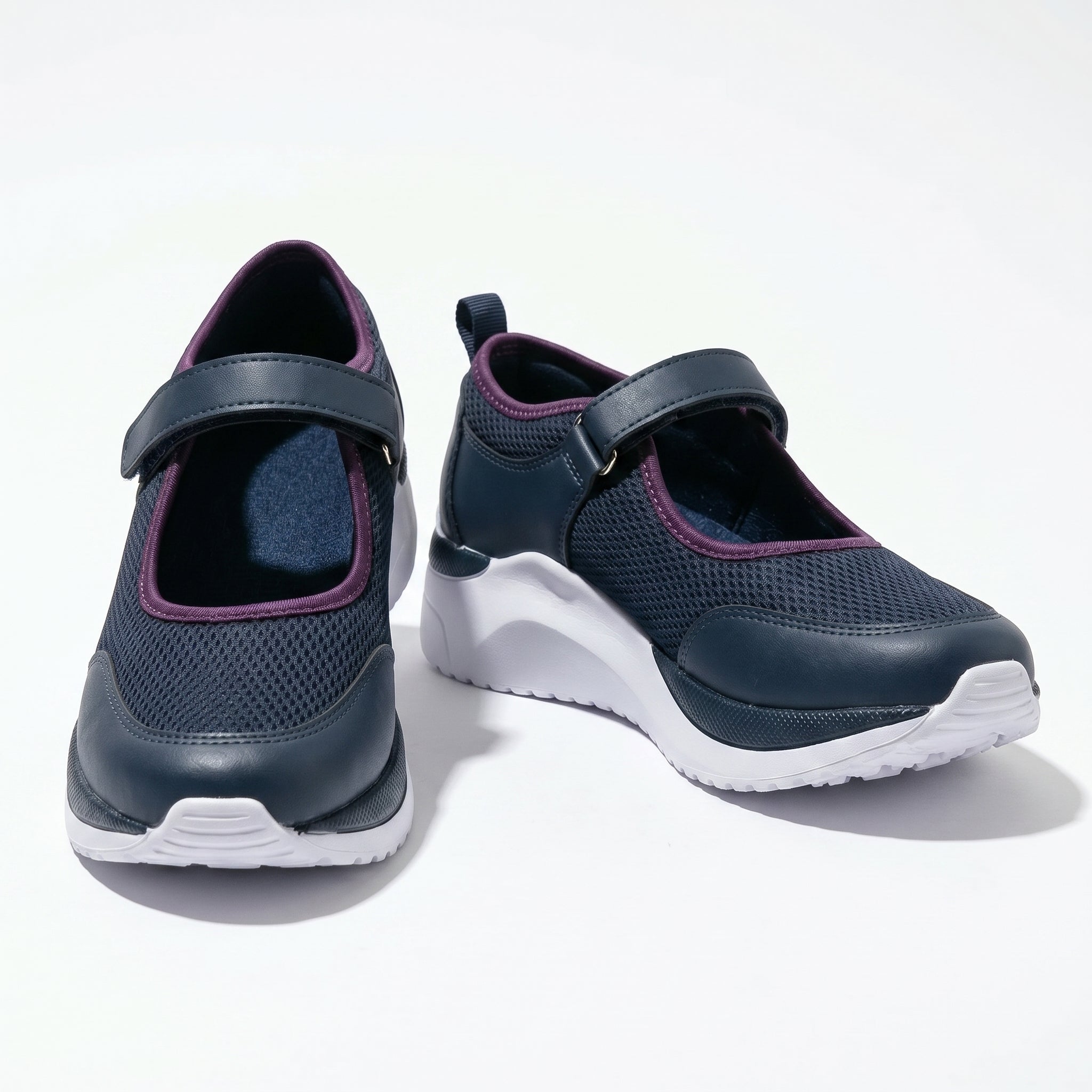 Amelia - Women's Orthopaedic Trainers - Trainers - Blue - Taylor & Bennett