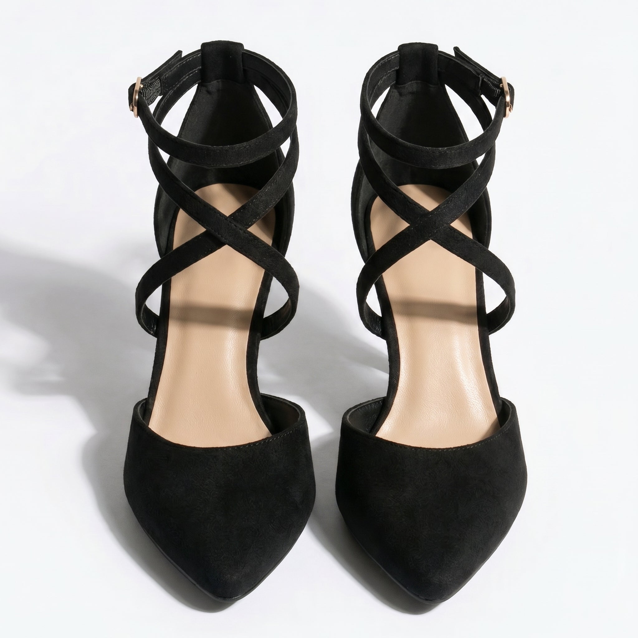 Amelia - Women's Pointed Toe Pumps - Sandal - Black - Taylor & Bennett