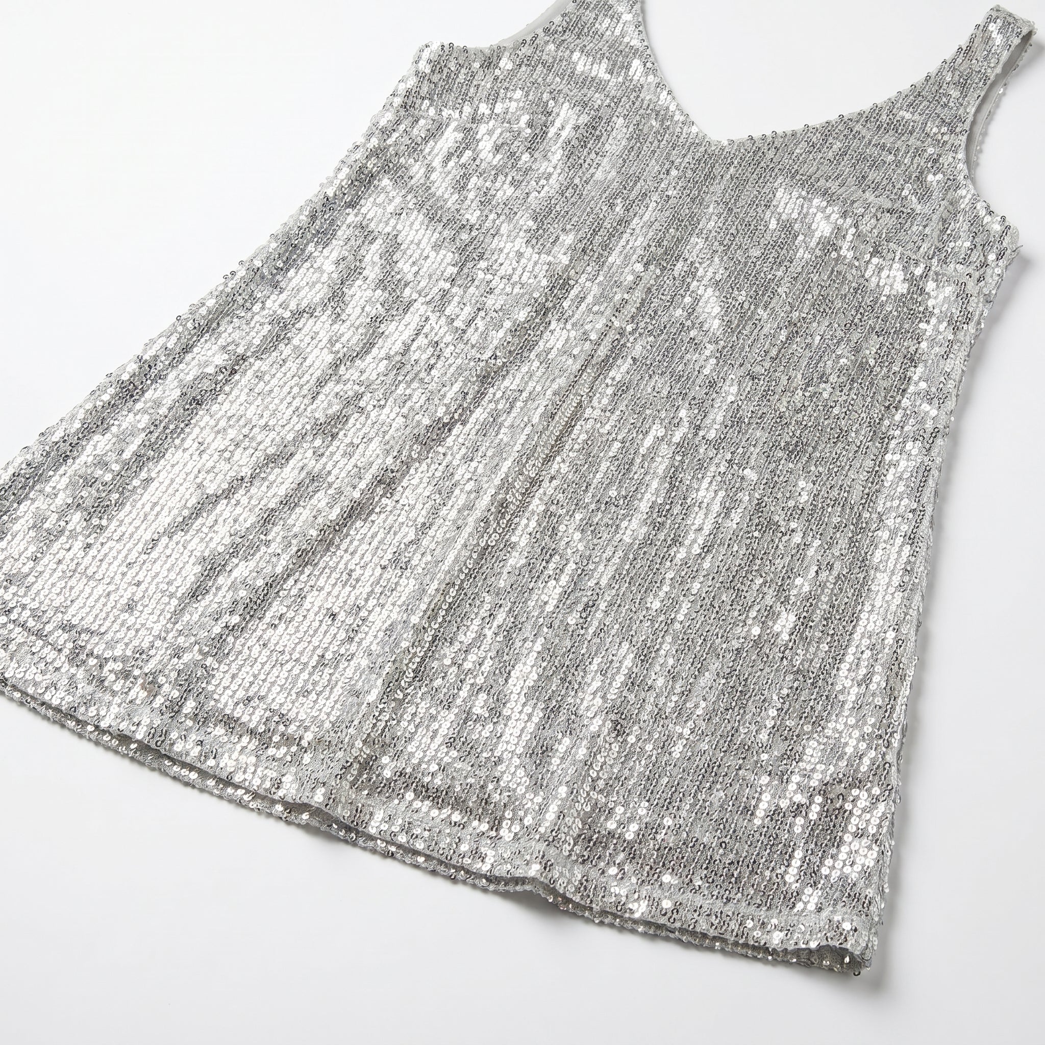 Angel - Women's Party Sequin Mini Dress - Mini Dresses - Silver - Taylor & Bennett