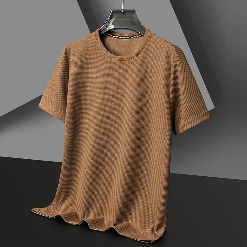 Arthur - Men's Relaxed Fit Crew Neck T-Shirt - T-Shirt - Brown - Taylor & Bennett