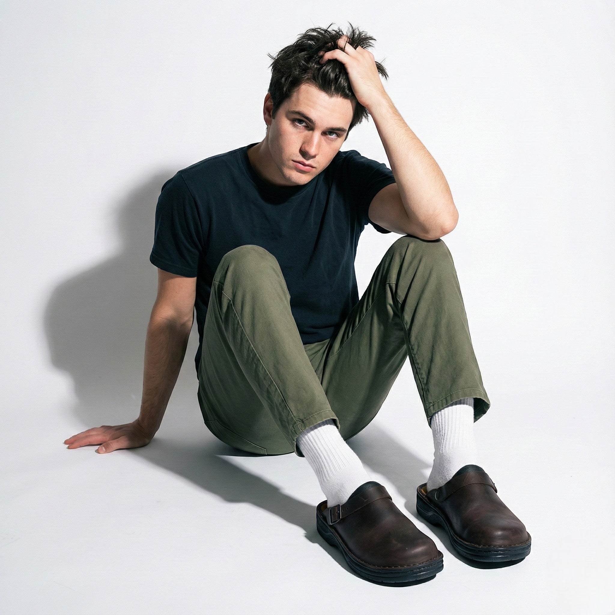 Benjamin – Elegant Orthopaedic Clogs – Slip - Resistant, Padded Sole - Shoes - Coffee - Taylor & Bennett