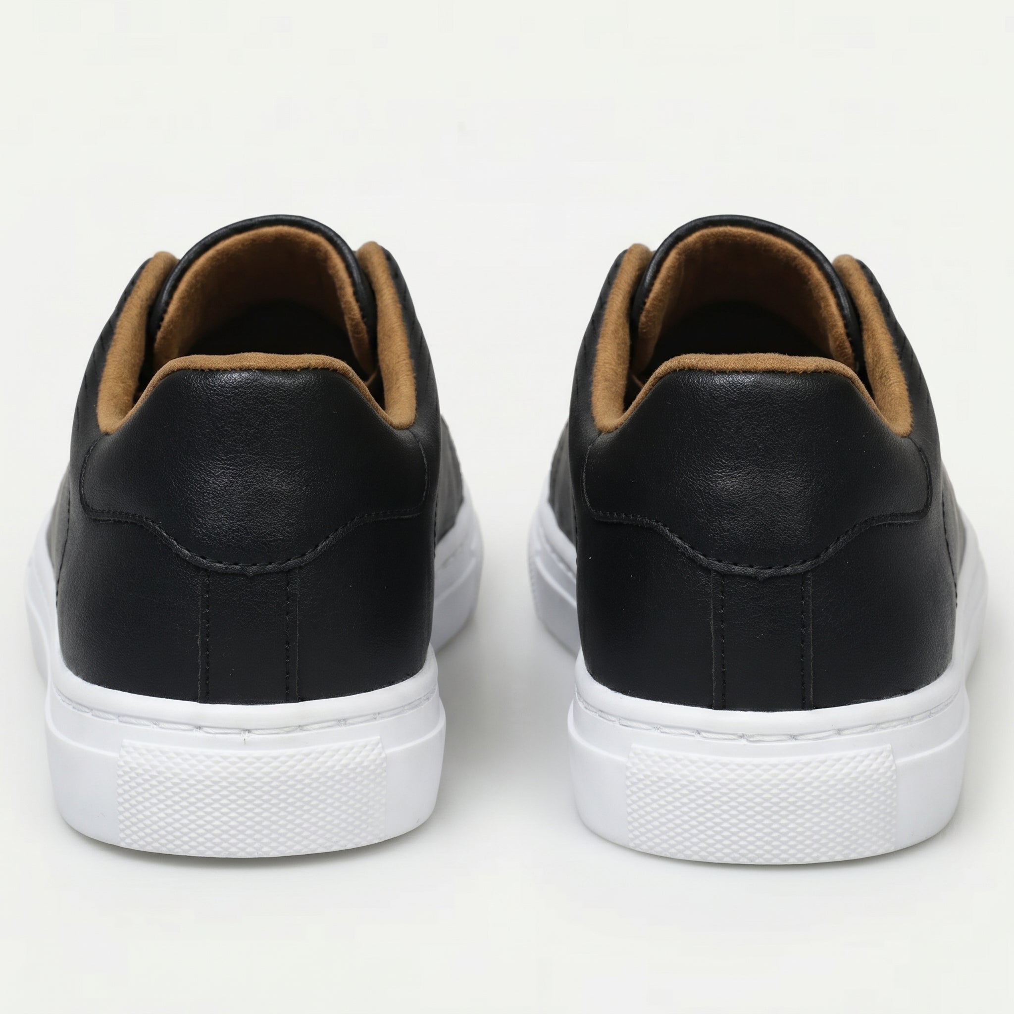 Charlie - Men's Comfortable Slip - on Trainers - Trainers - Black - Taylor & Bennett