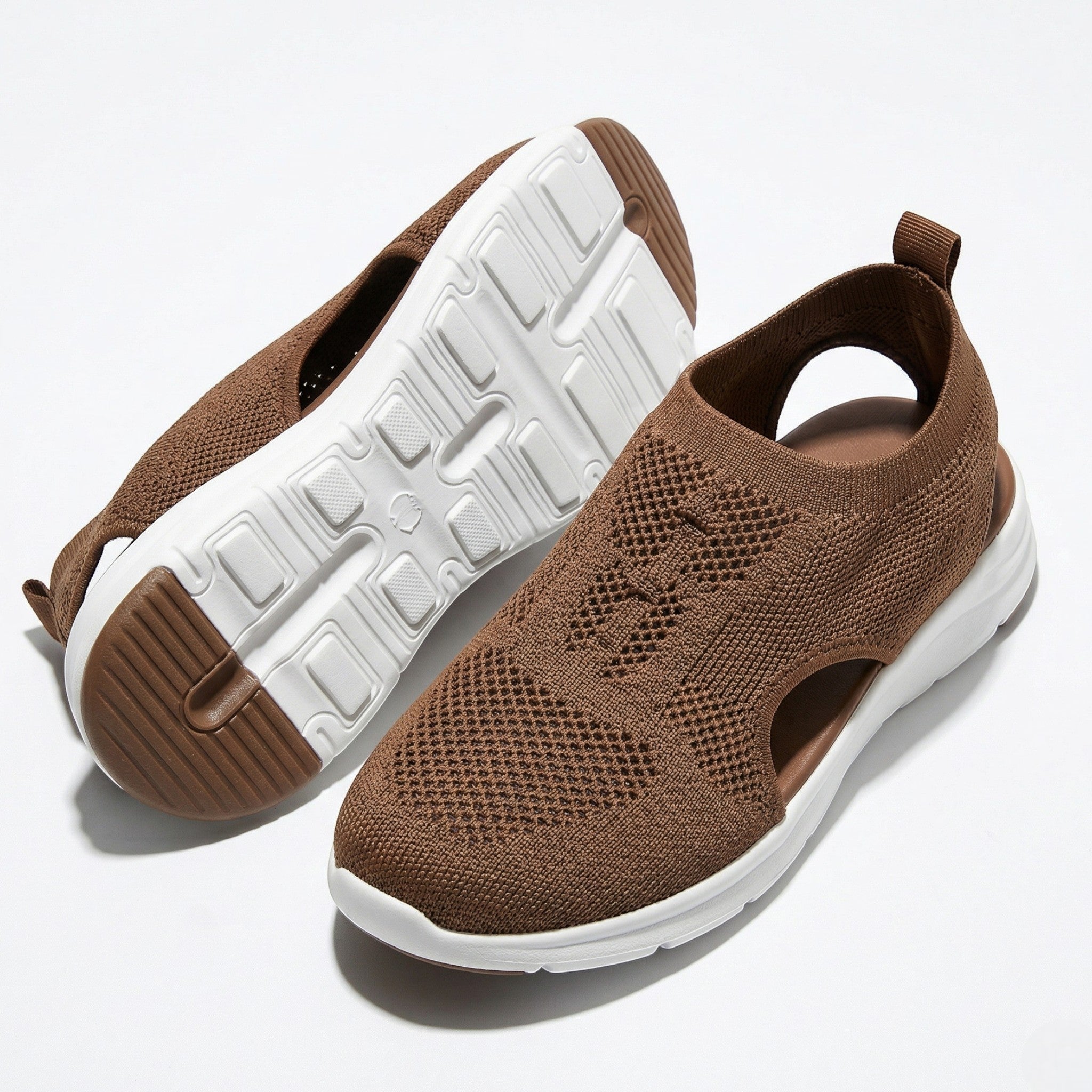 Chloe - Women's Orthopaedic Breathable Sandals - Sandal - Brown - Taylor & Bennett