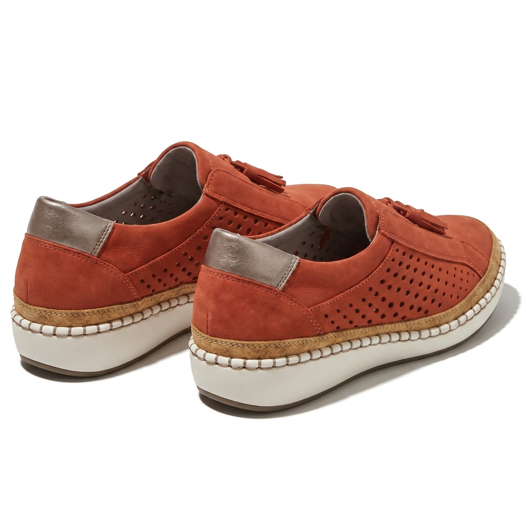 Claire - Women's Slip - On Trainers - Shoes - Red - Taylor & Bennett
