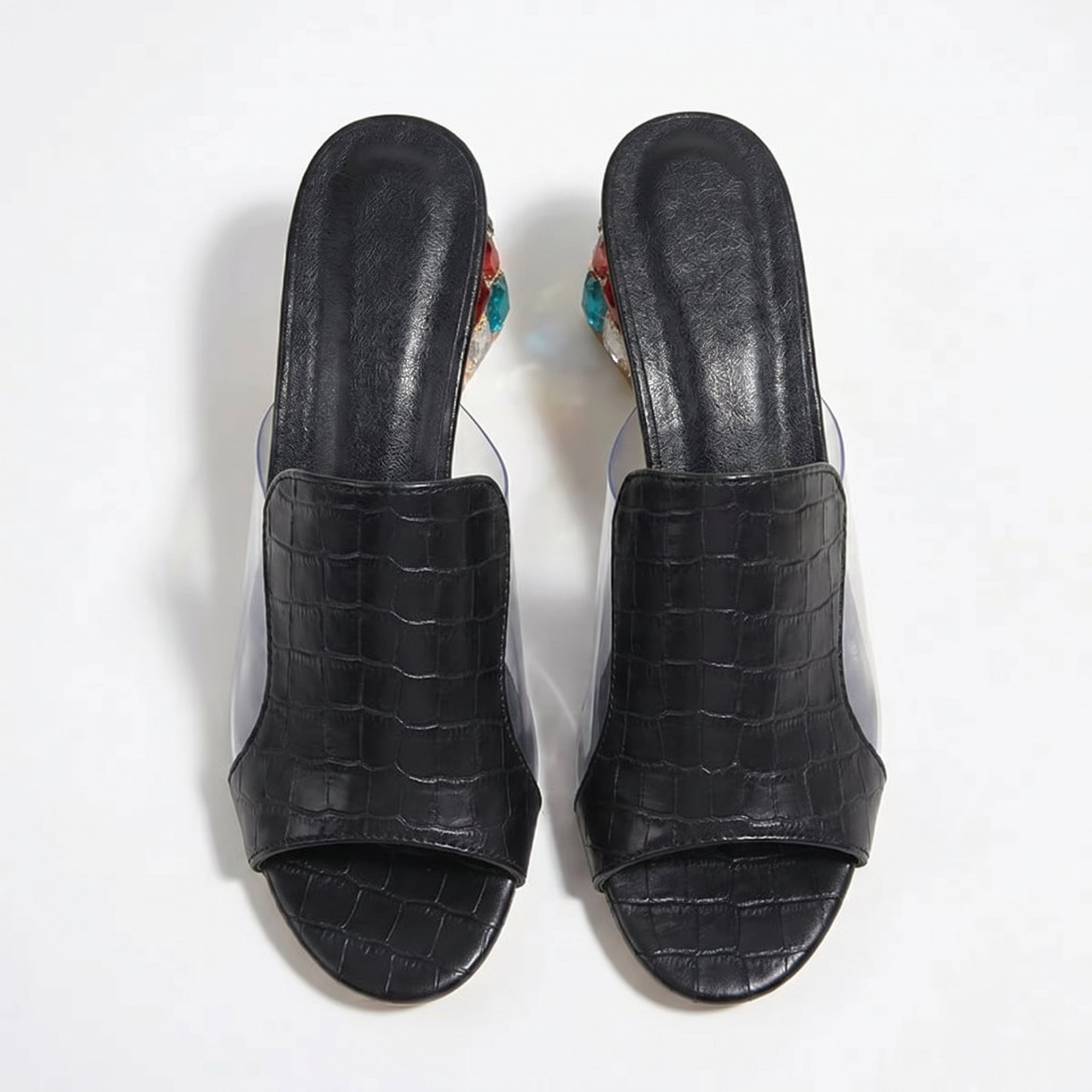 Clara - Women's Block Heel Sandals - Sandals - Black - Taylor & Bennett