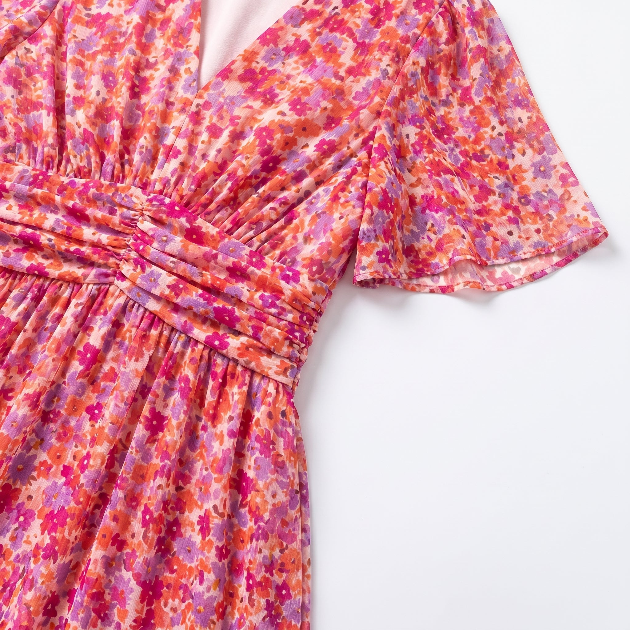Daisy - Women's Floral Maxi Dress - Dress - Pink - Taylor & Bennett