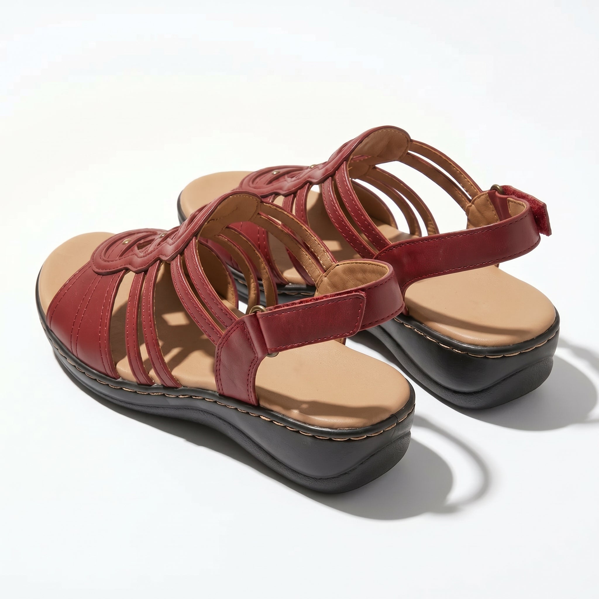 Daisy - Women's Strap Slingback Sandals - Sandals - Brown - Taylor & Bennett