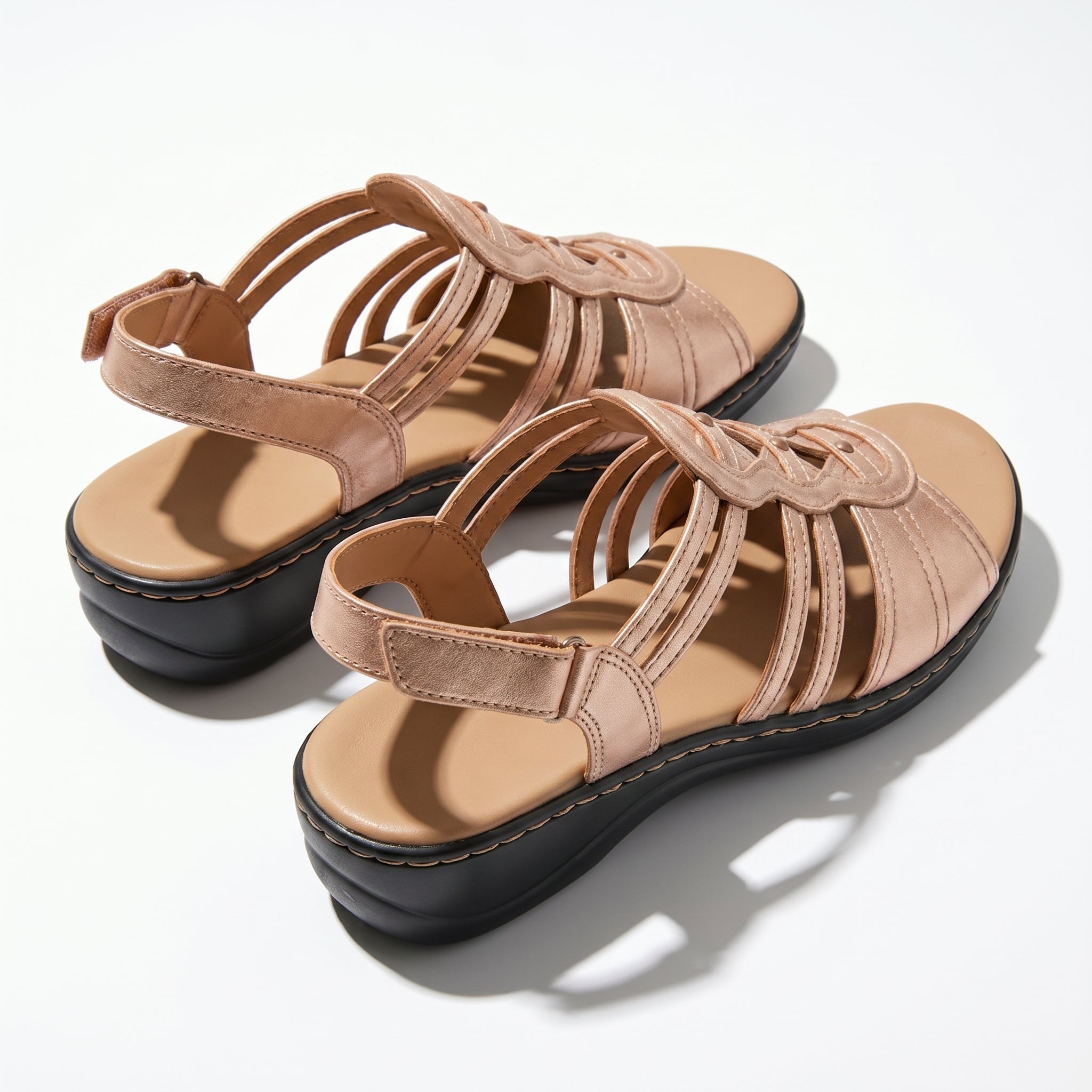 Daisy - Women's Strap Slingback Sandals - Sandals - Rose Gold - Taylor & Bennett