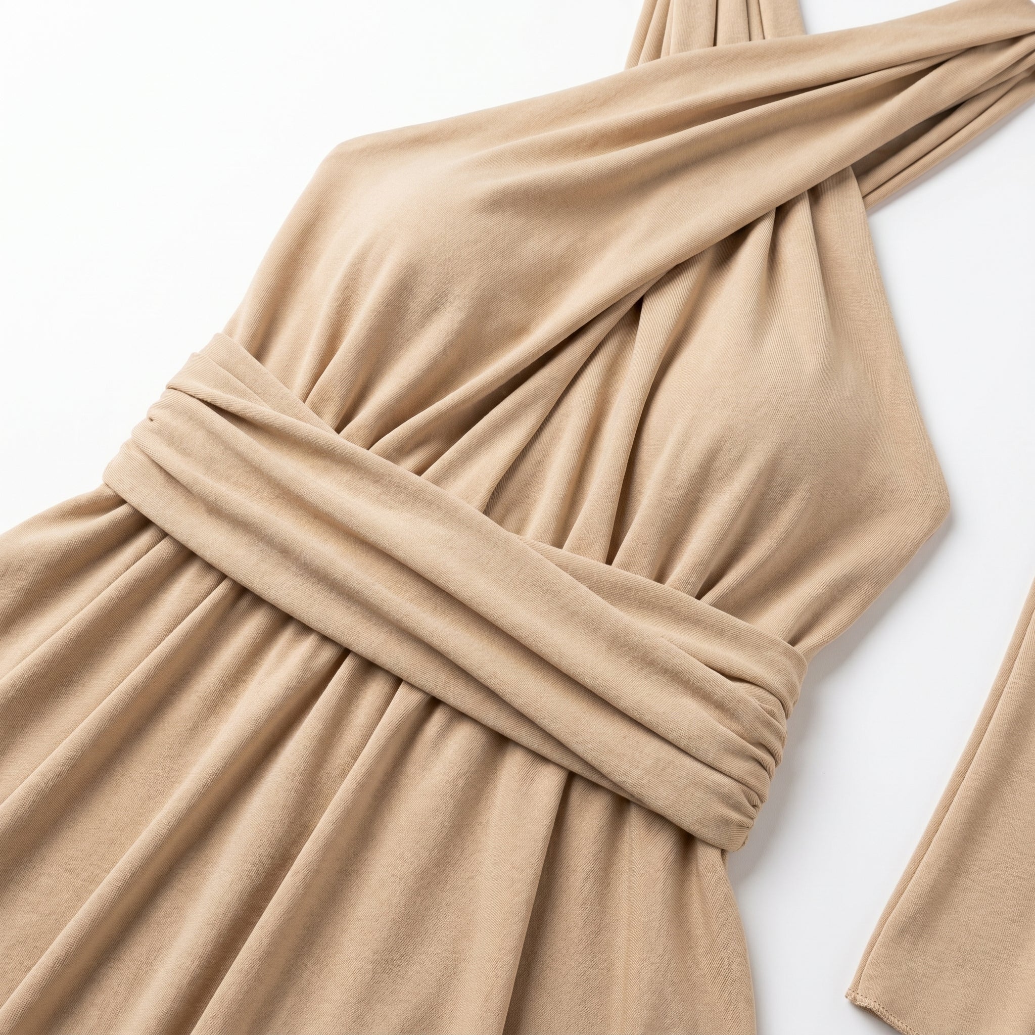 Danielle - Women's 3 - Way Wedding Guest Maxi Dress - Dress - Khaki - Taylor & Bennett