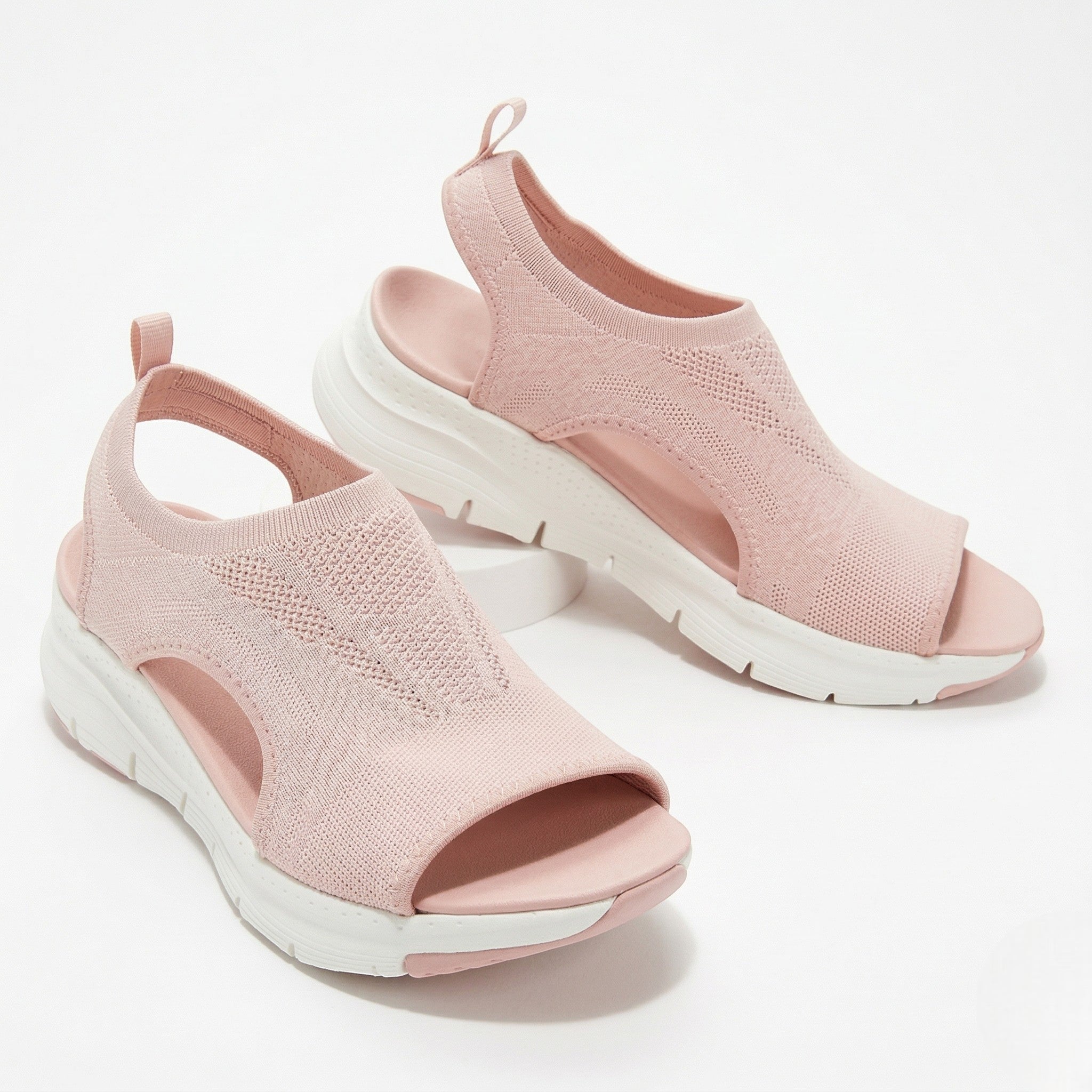 Eliza - Women's Orthopaedic Open Toe Sandals - Orthopaedic Shoes - Pink - Taylor & Bennett