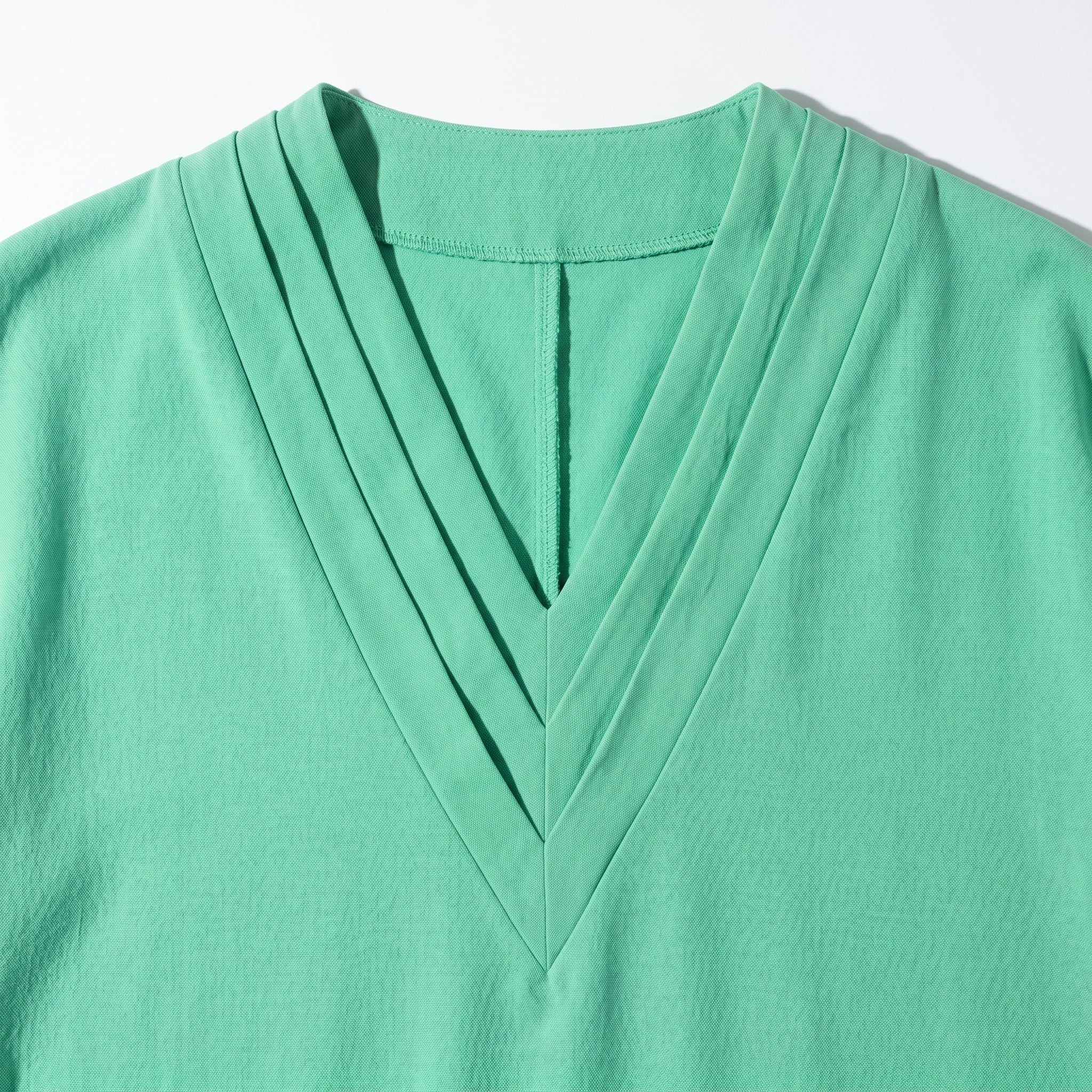 Emma - Women's Relaxed Fit Mini Dress - Dress - Green - Taylor & Bennett