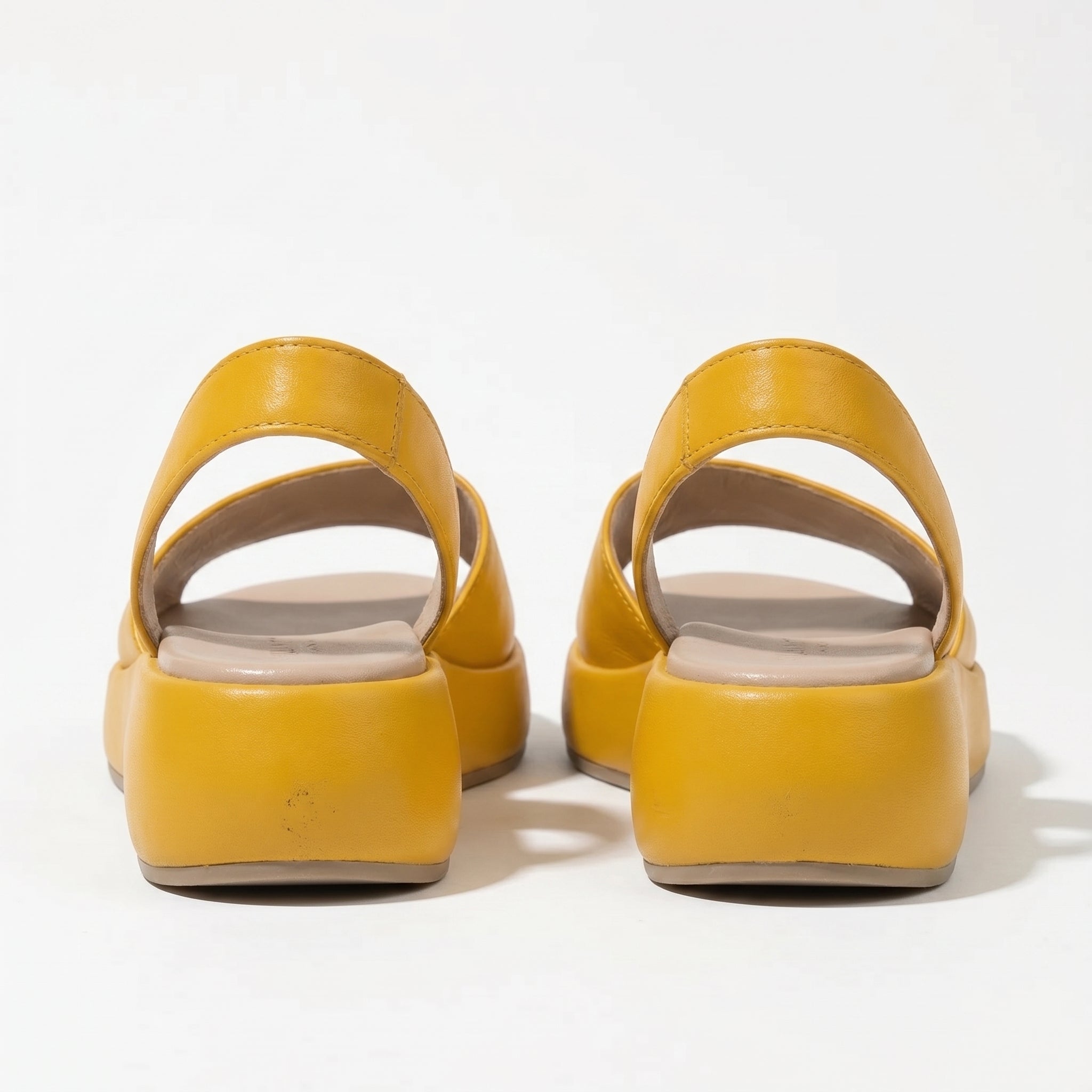 Erin - Women's Lightweight Slip On Summer Sandals - Footwear - Yellow - Taylor & Bennett
