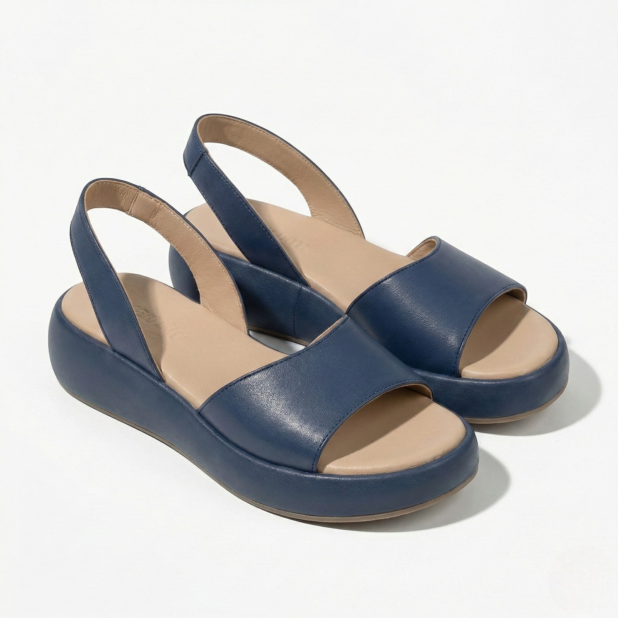 Erin - Women's Lightweight Slip On Summer Sandals - Footwear - Blue - Taylor & Bennett