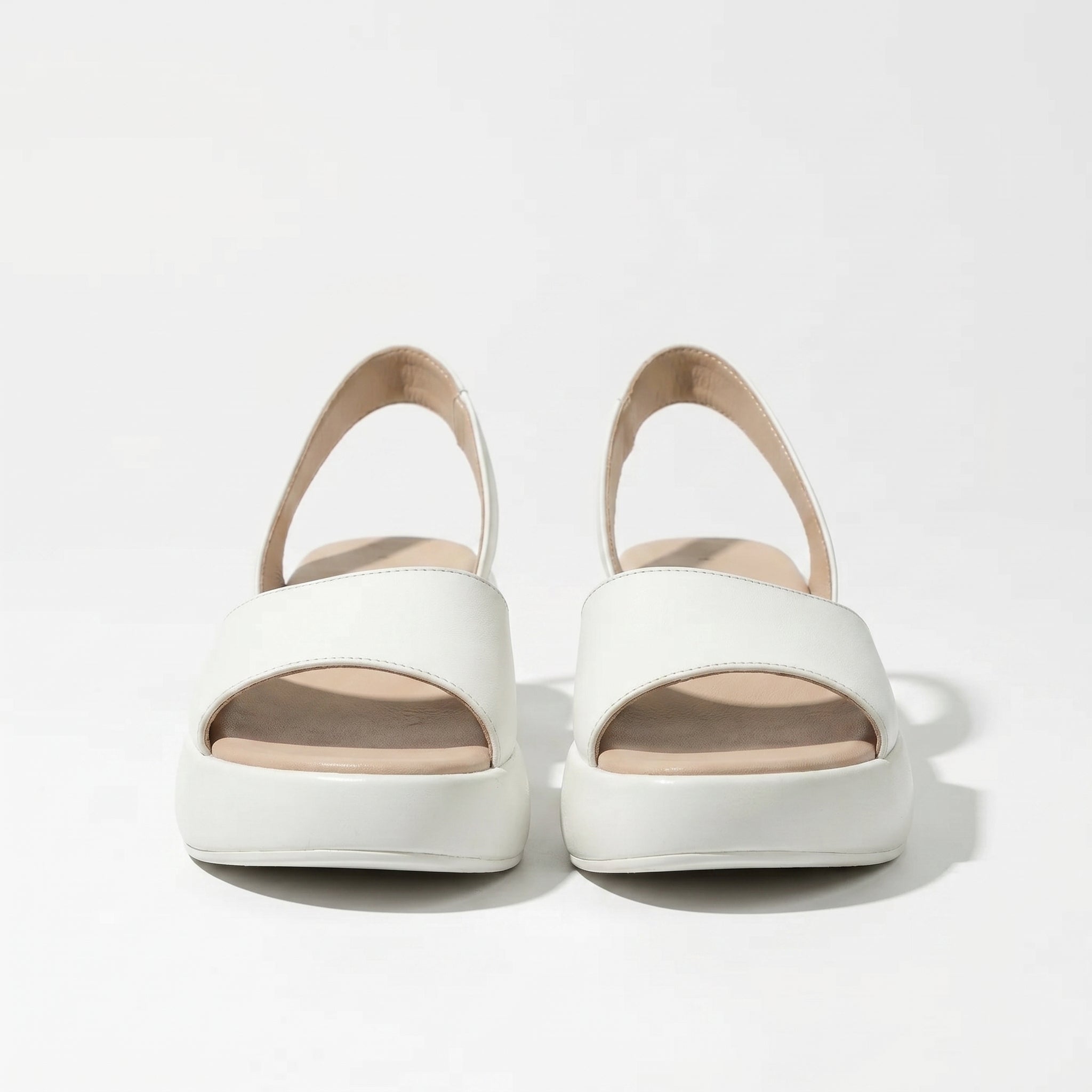 Erin - Women's Lightweight Slip On Summer Sandals - Footwear - White - Taylor & Bennett