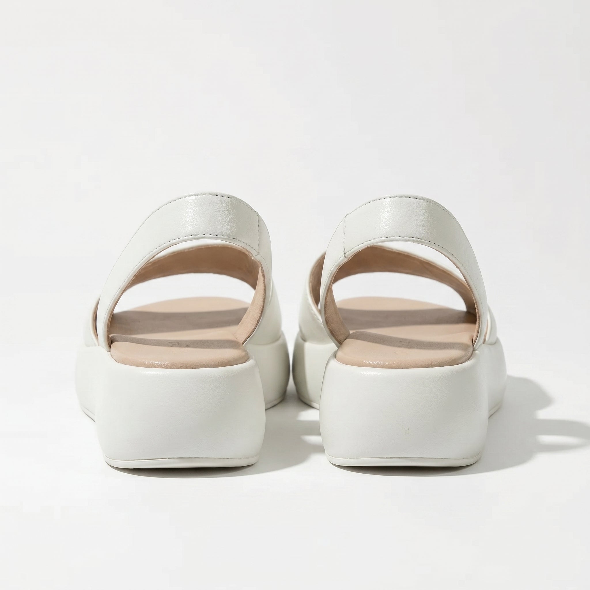 Erin - Women's Lightweight Slip On Summer Sandals - Footwear - White - Taylor & Bennett