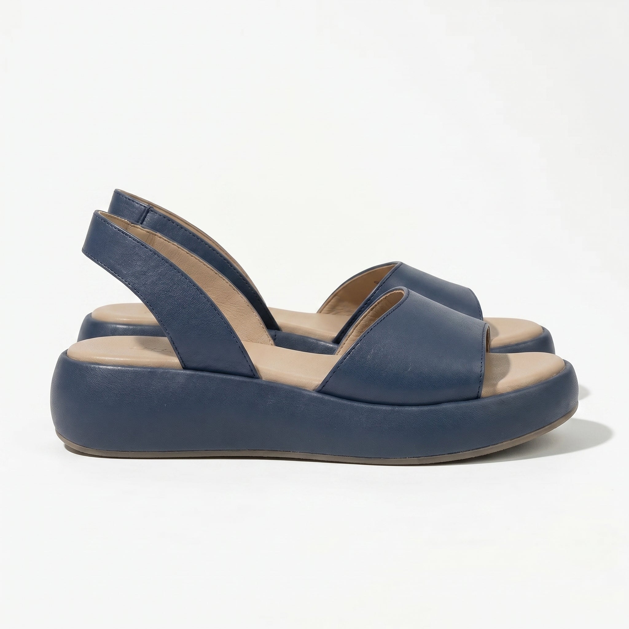 Erin - Women's Lightweight Slip On Summer Sandals - Footwear - Blue - Taylor & Bennett