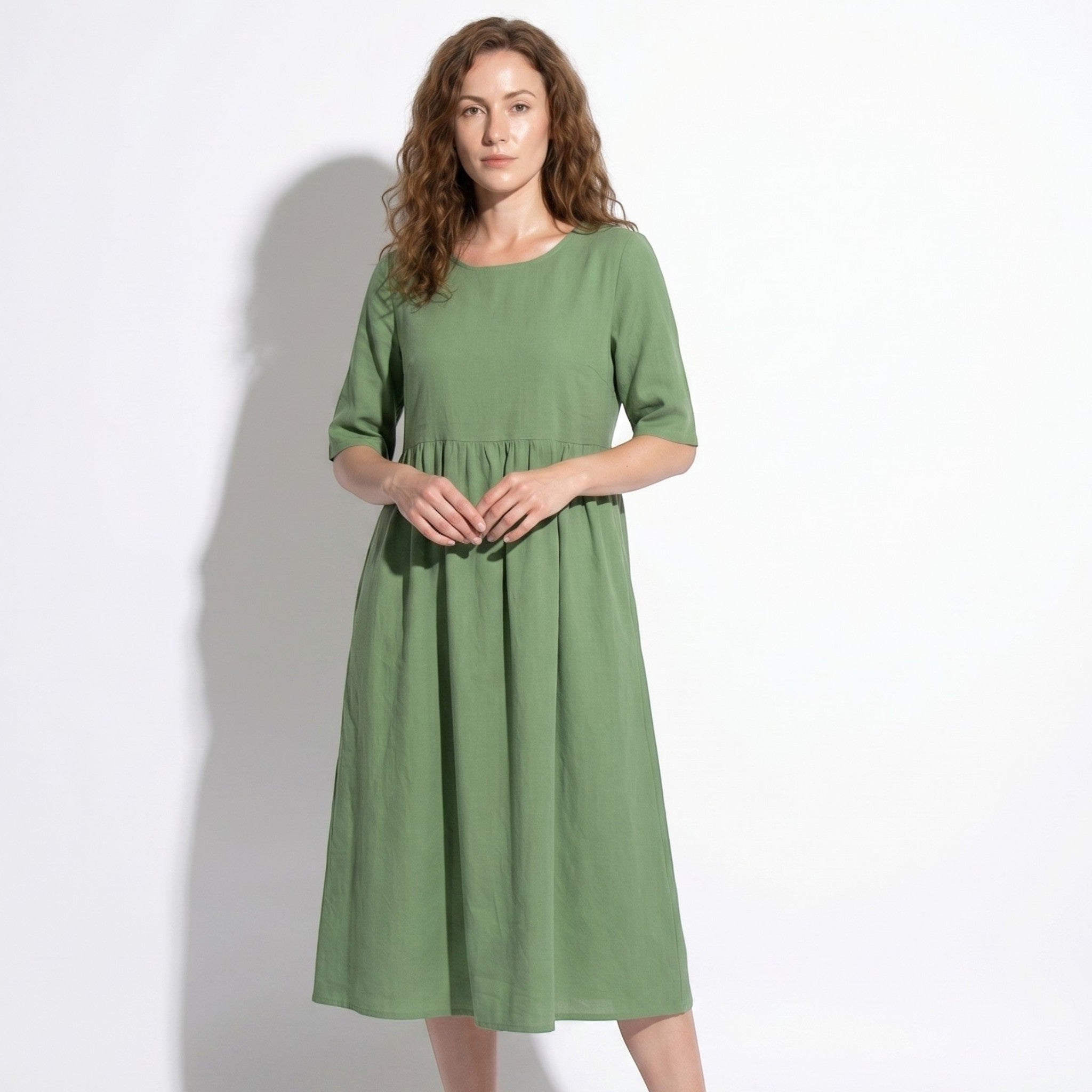 Florence - Women's Summer Casual Maxi Dress - Dress - Light Green - Taylor & Bennett