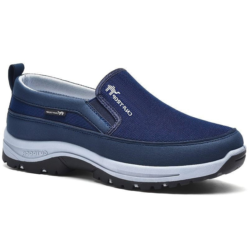 George - Men's Orthopaedic Slip - On Trainers - Trainers - Blue - Taylor & Bennett