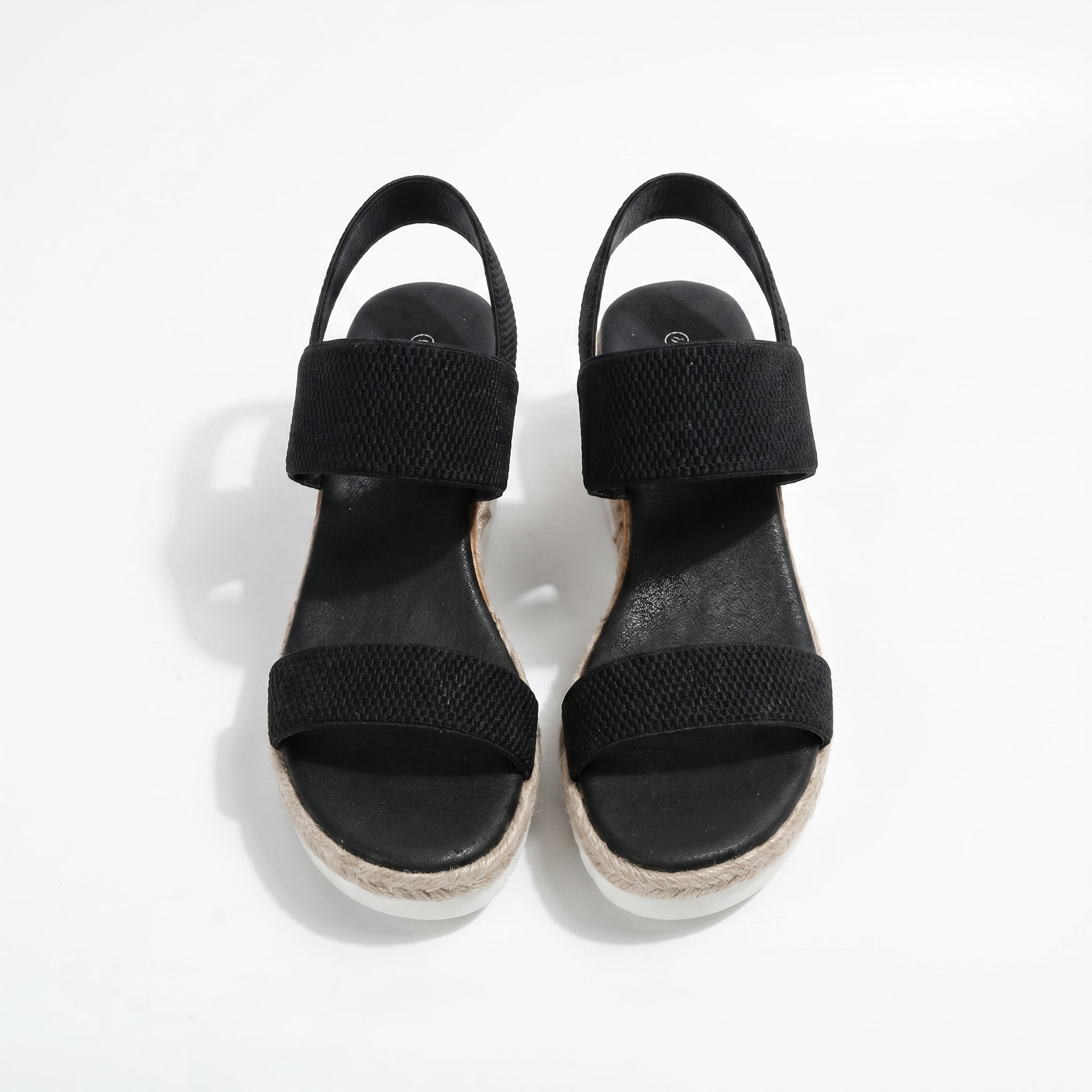 Grace - Women's Casual Slip - On Sandals with Cushioned Sole - Shoes - Black - Taylor & Bennett
