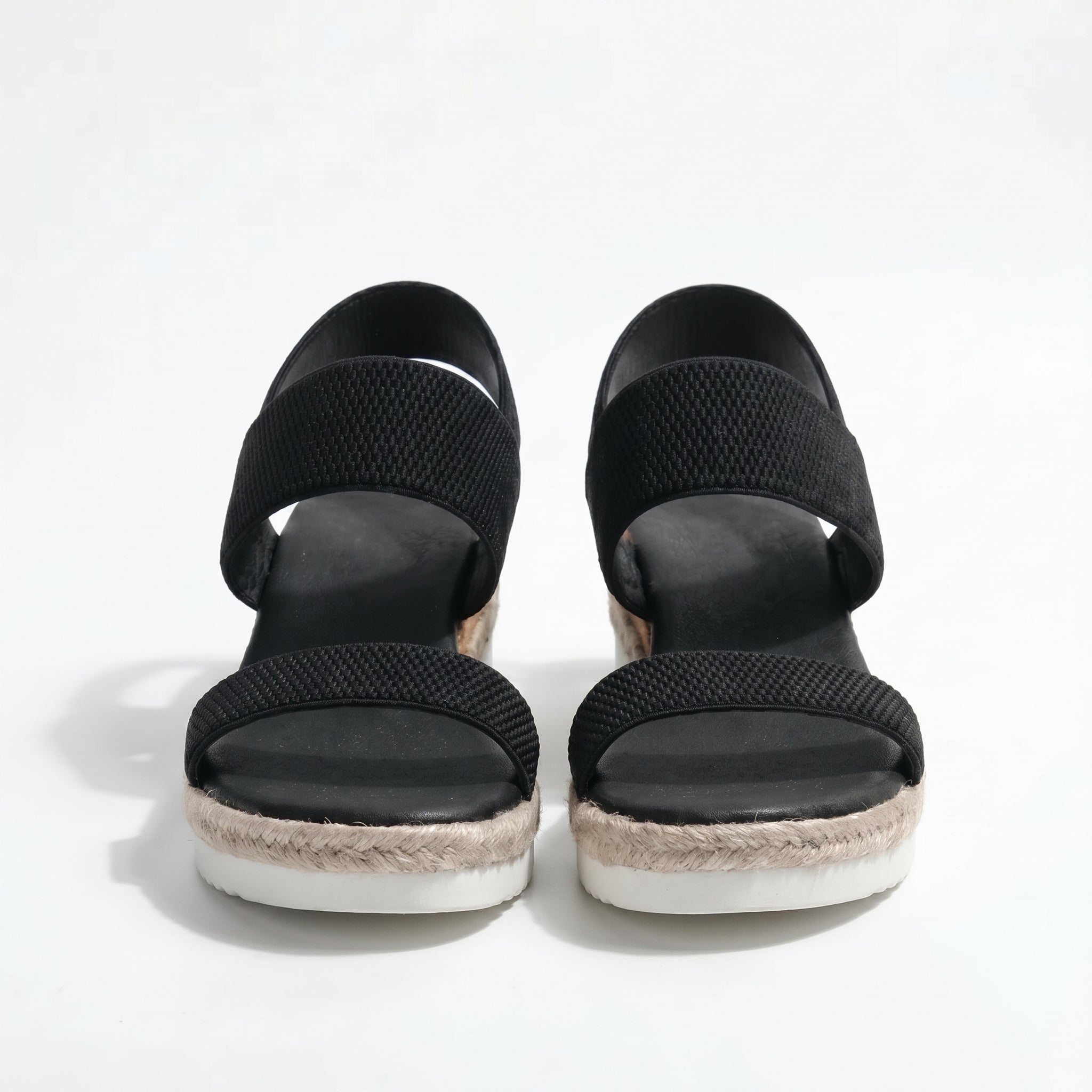 Grace - Women's Casual Slip - On Sandals with Cushioned Sole - Shoes - Black - Taylor & Bennett