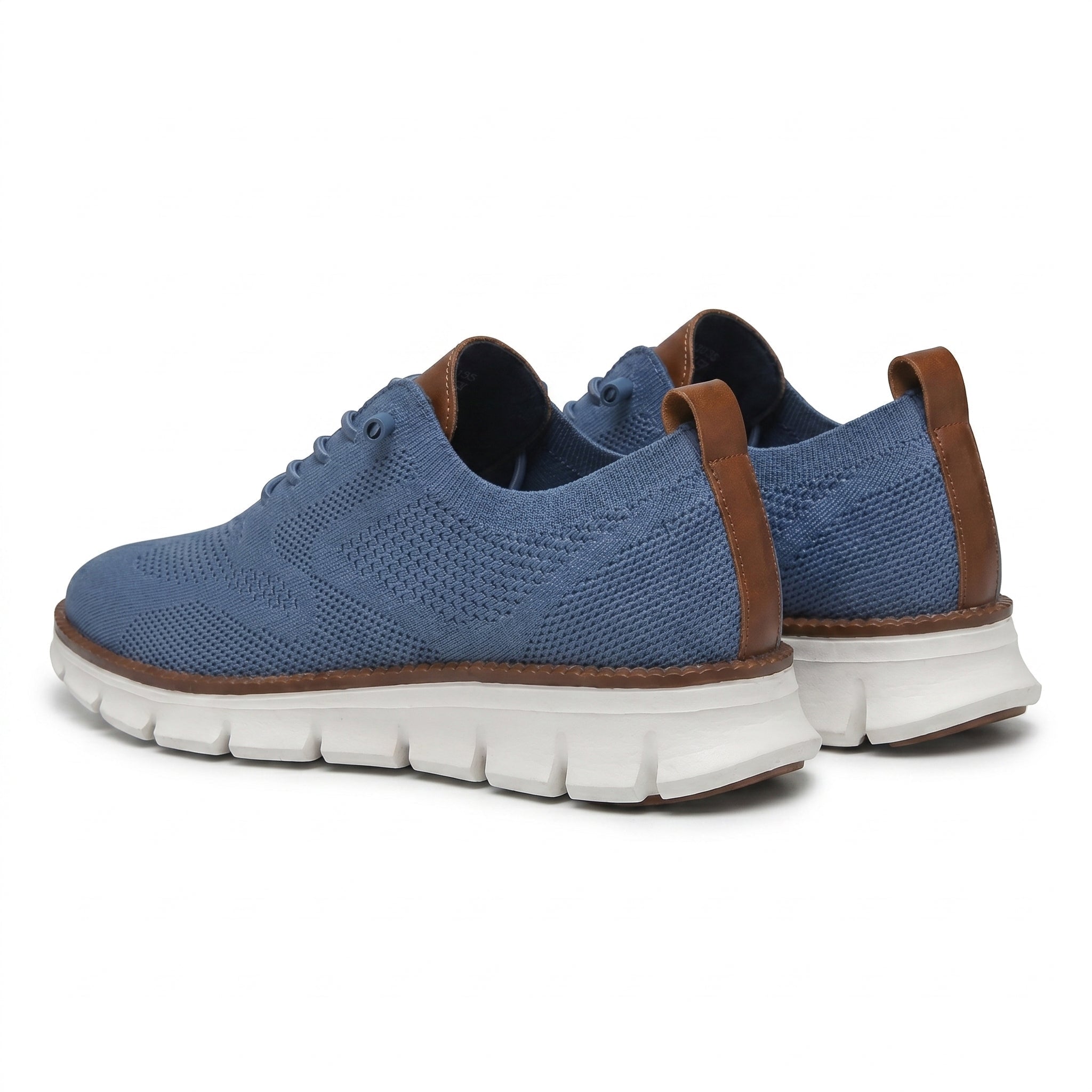 Harry - Men's Breathable Mesh Trainers - Trainers - Blue - Taylor & Bennett