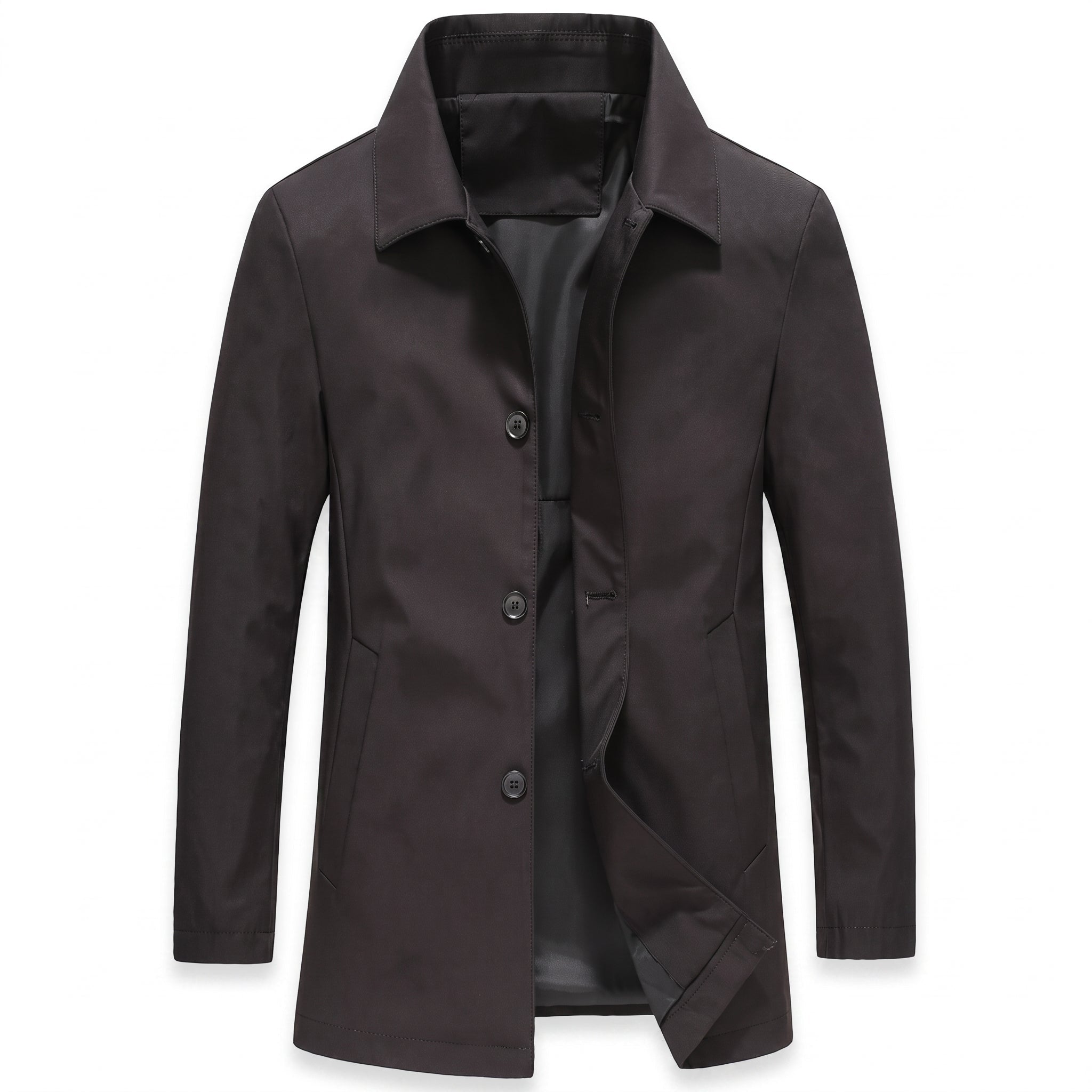 Hermann - Men's Transitional Jacket with Side Pockets - Jackets - Black - Taylor & Bennett