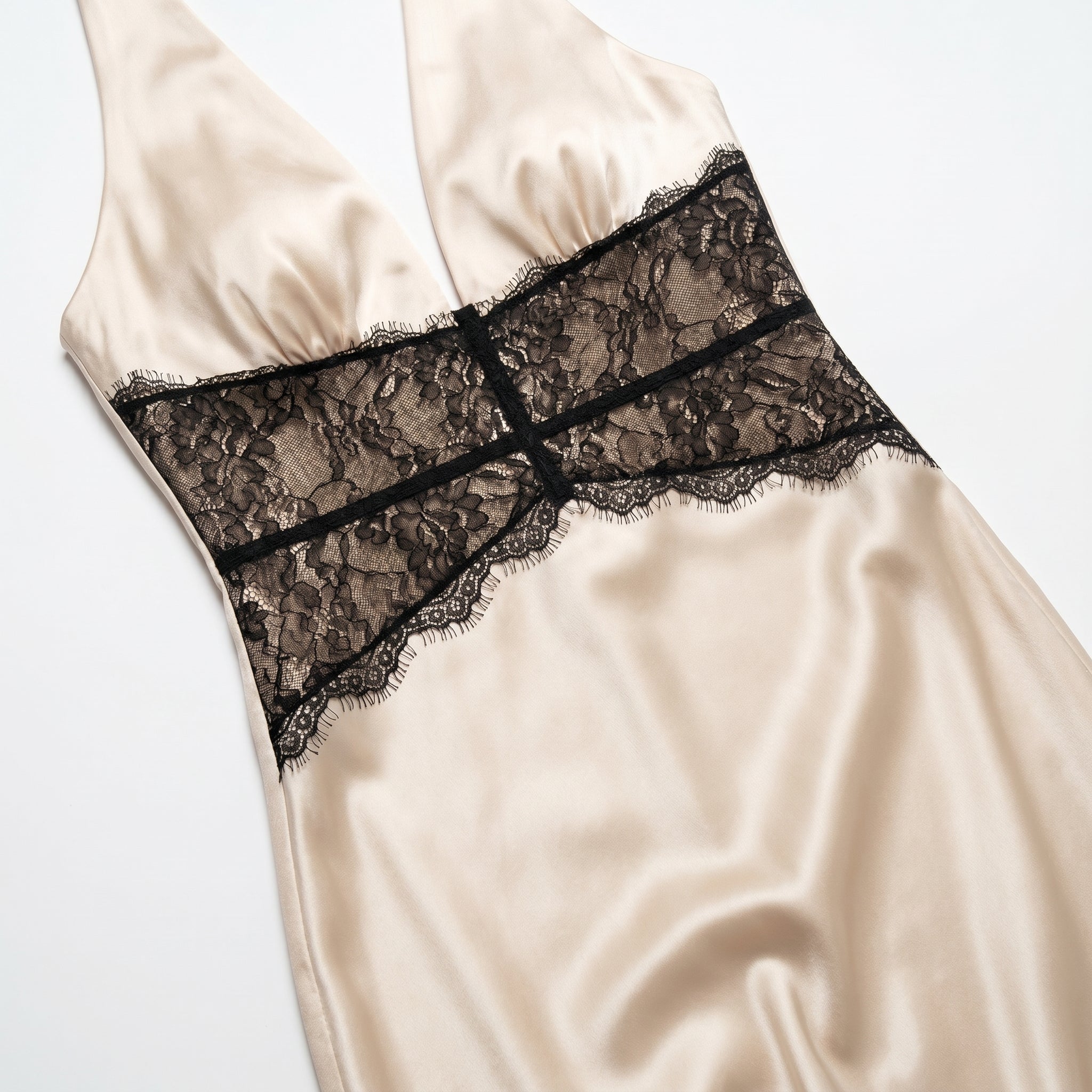 Imogen - Women's Summer Evening Lace Halter Maxi Dress - Dresses - White - Taylor & Bennett