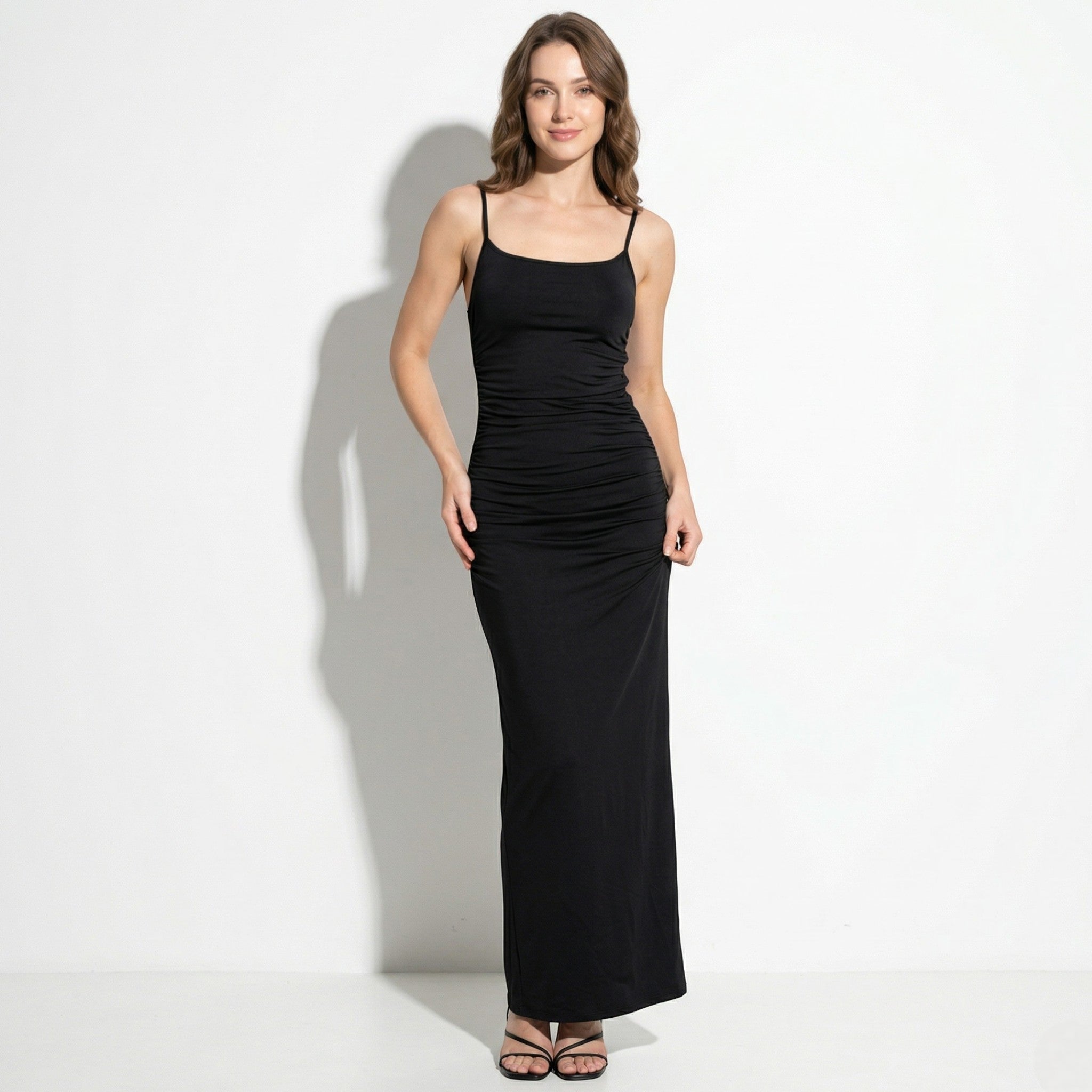 Isabella - Women's Backless Maxi Dress - Dresses - Black - Taylor & Bennett