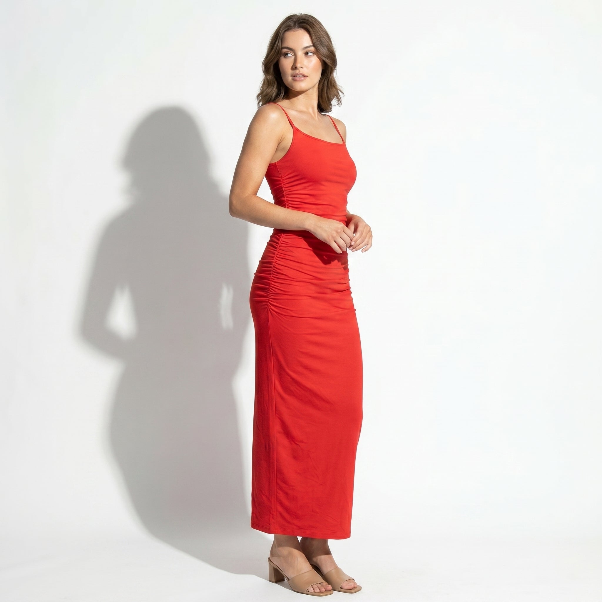 Isabella - Women's Evening Backless Maxi Dress - Dresses - Red - Taylor & Bennett