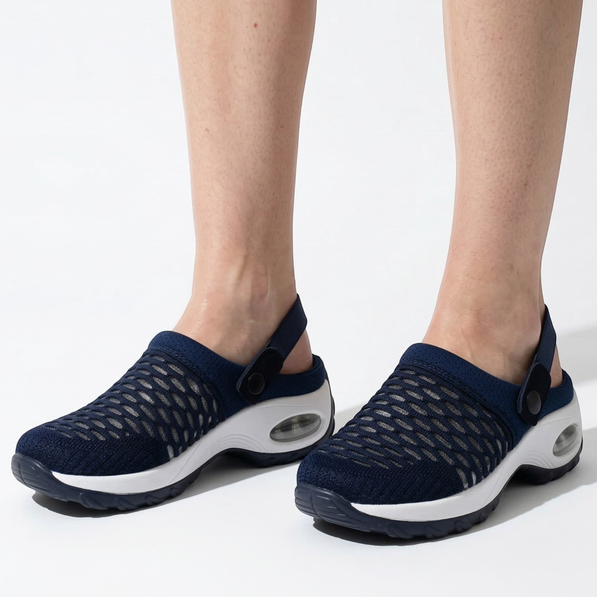 Isla - Women's Breathable Walking Shoes with Cushioned Sole - Shoes - Blue - Taylor & Bennett