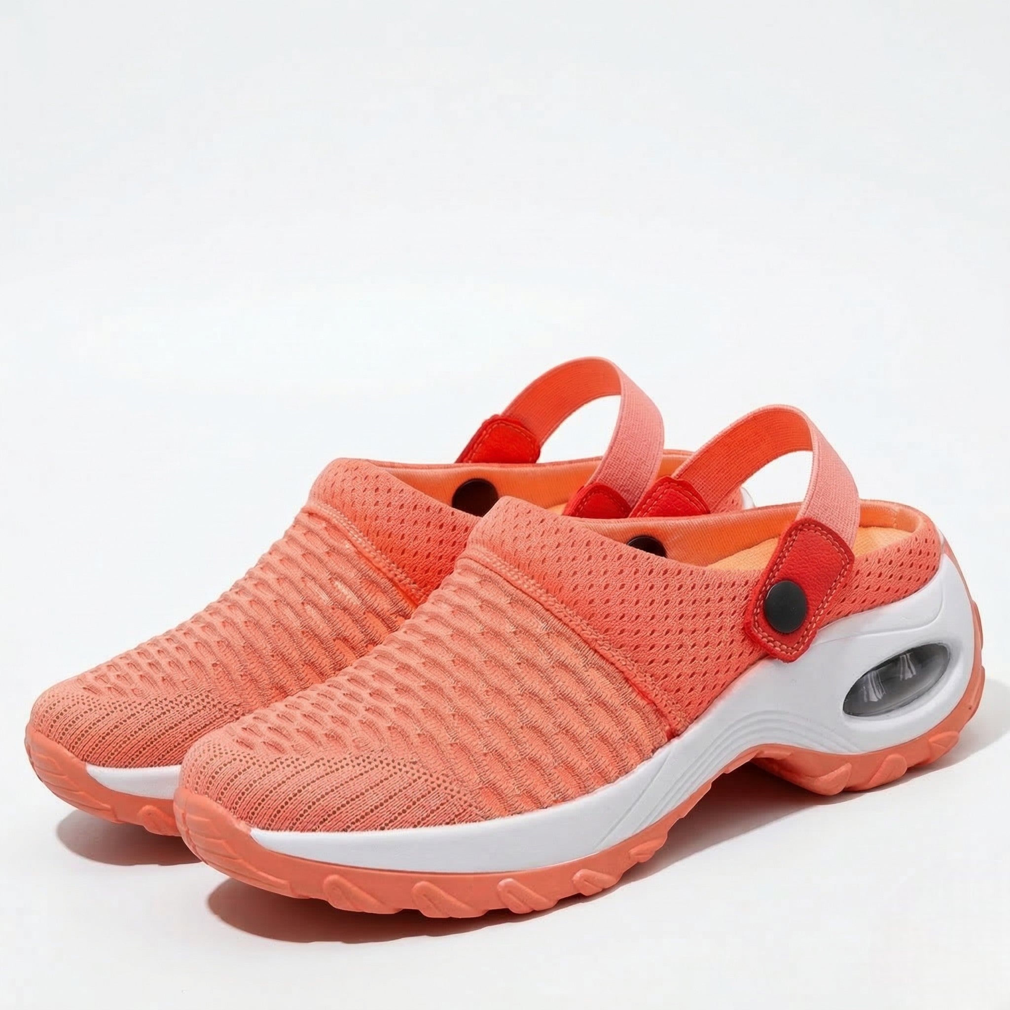 Isla - Women's Breathable Walking Shoes with Cushioned Sole - Shoes - Orange - Taylor & Bennett