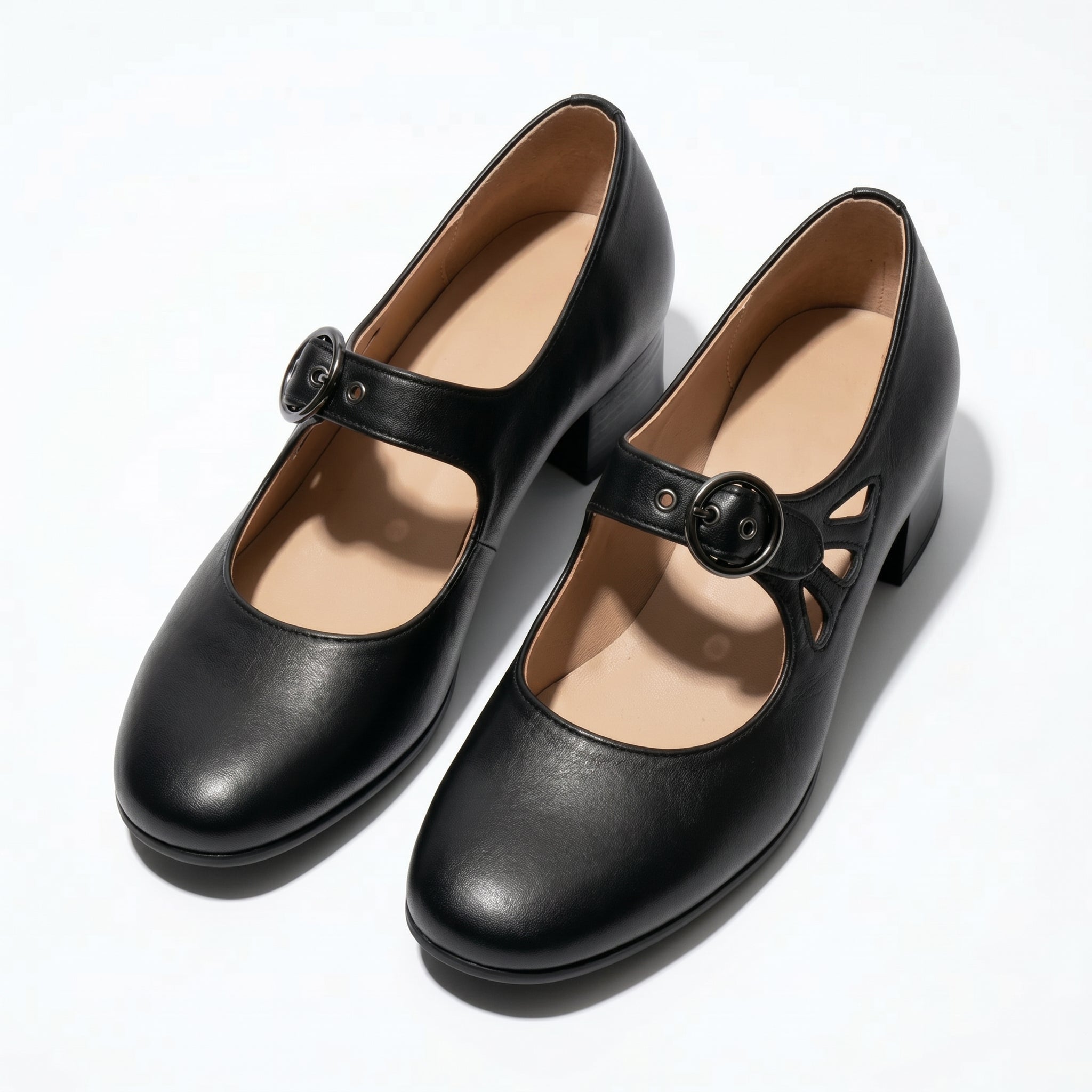 Isobel - Women's Round Toe Mary Jane Shoes - Sandals - Black - Taylor & Bennett
