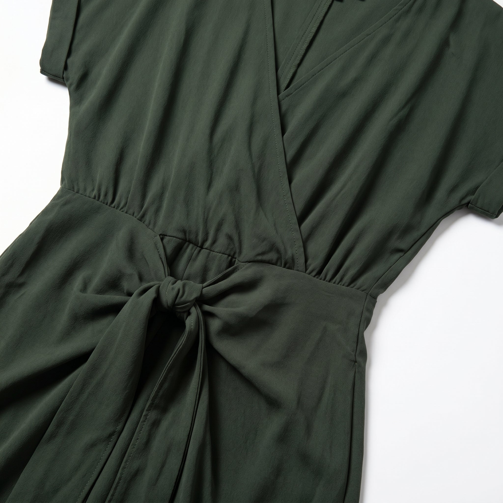 Jacky - Women's Casual Wrap Midi Dress - Midi Dresses - Green - Taylor & Bennett
