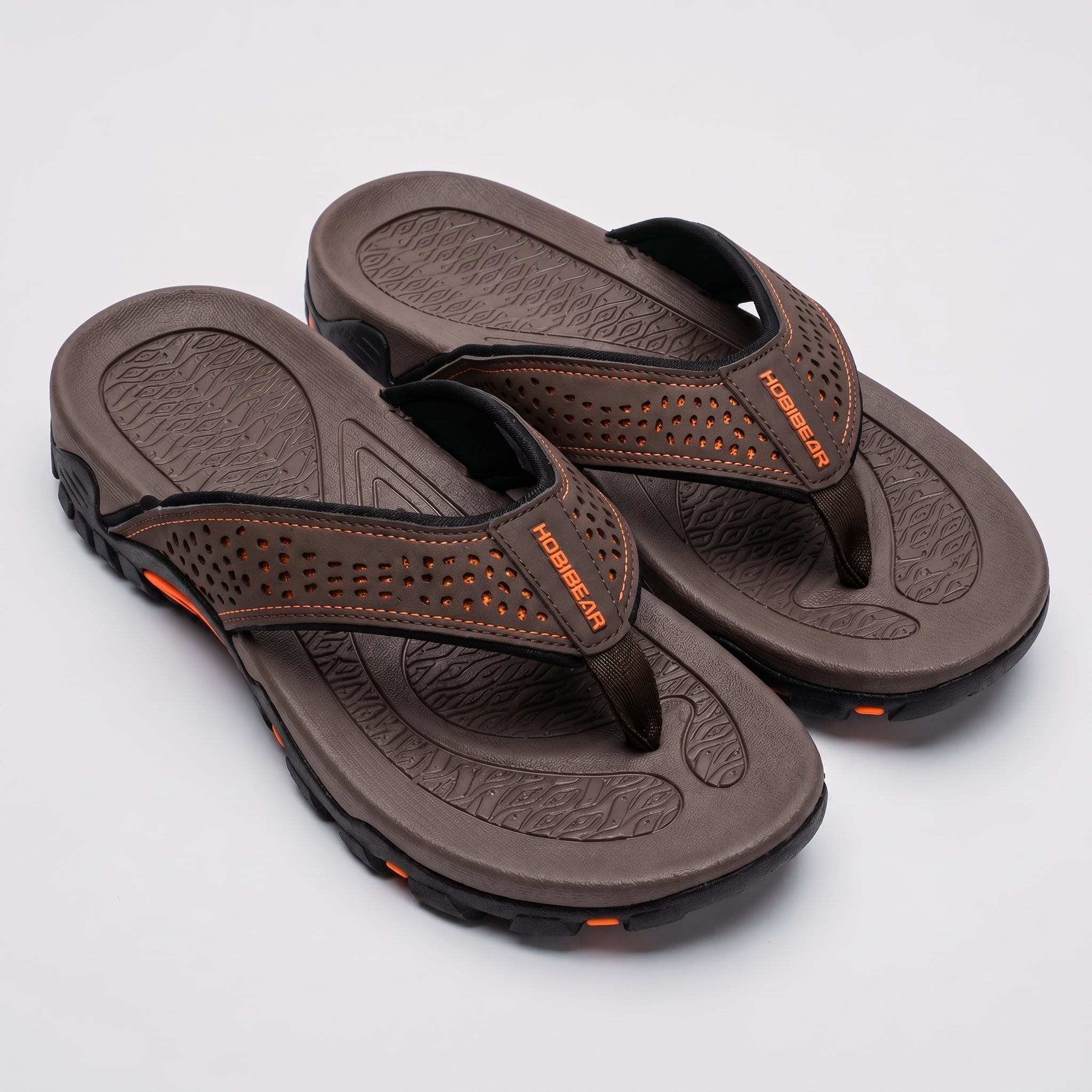 James - Men's Orthopaedic Arch Sandals - Slippers - Brown - Taylor & Bennett